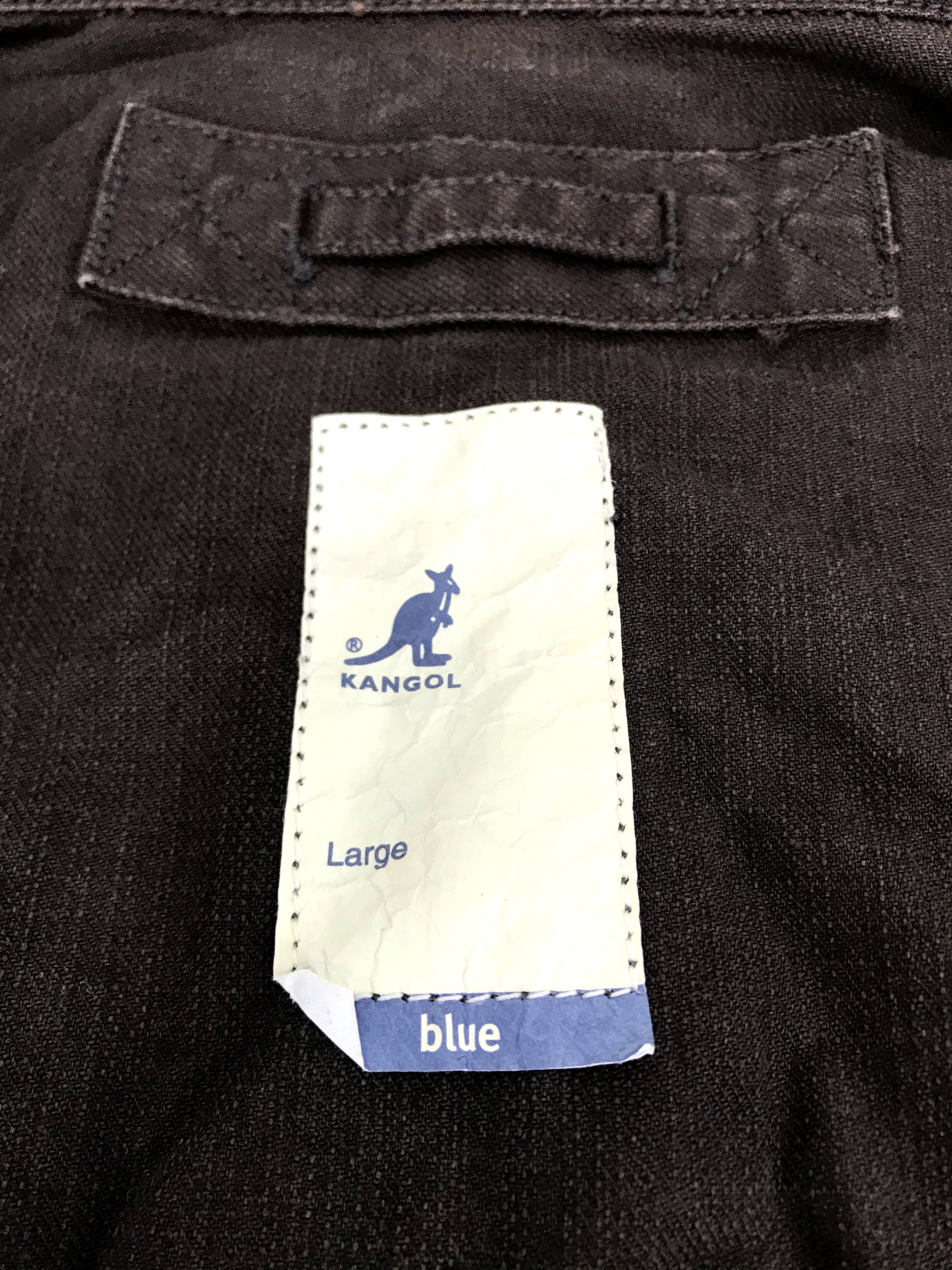 Designer Vintage Kangol Blue Label Work Denim Khakis Wear Size US L / EU 52-54 / 3 - 7 Thumbnail