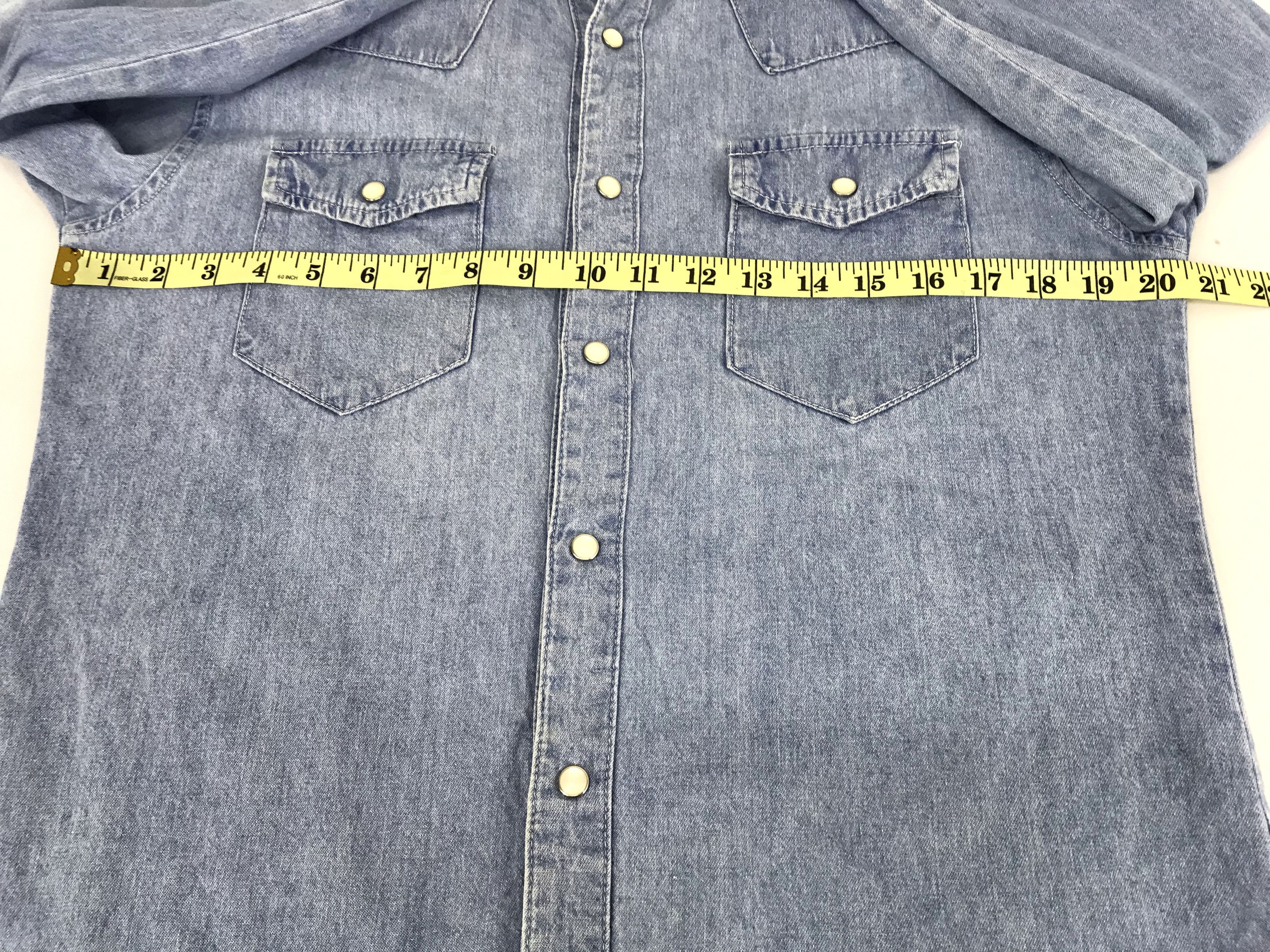 Vintage Vintage Style Panhard Brand Western Denim Jeans Flannel Size US M / EU 48-50 / 2 - 10 Thumbnail