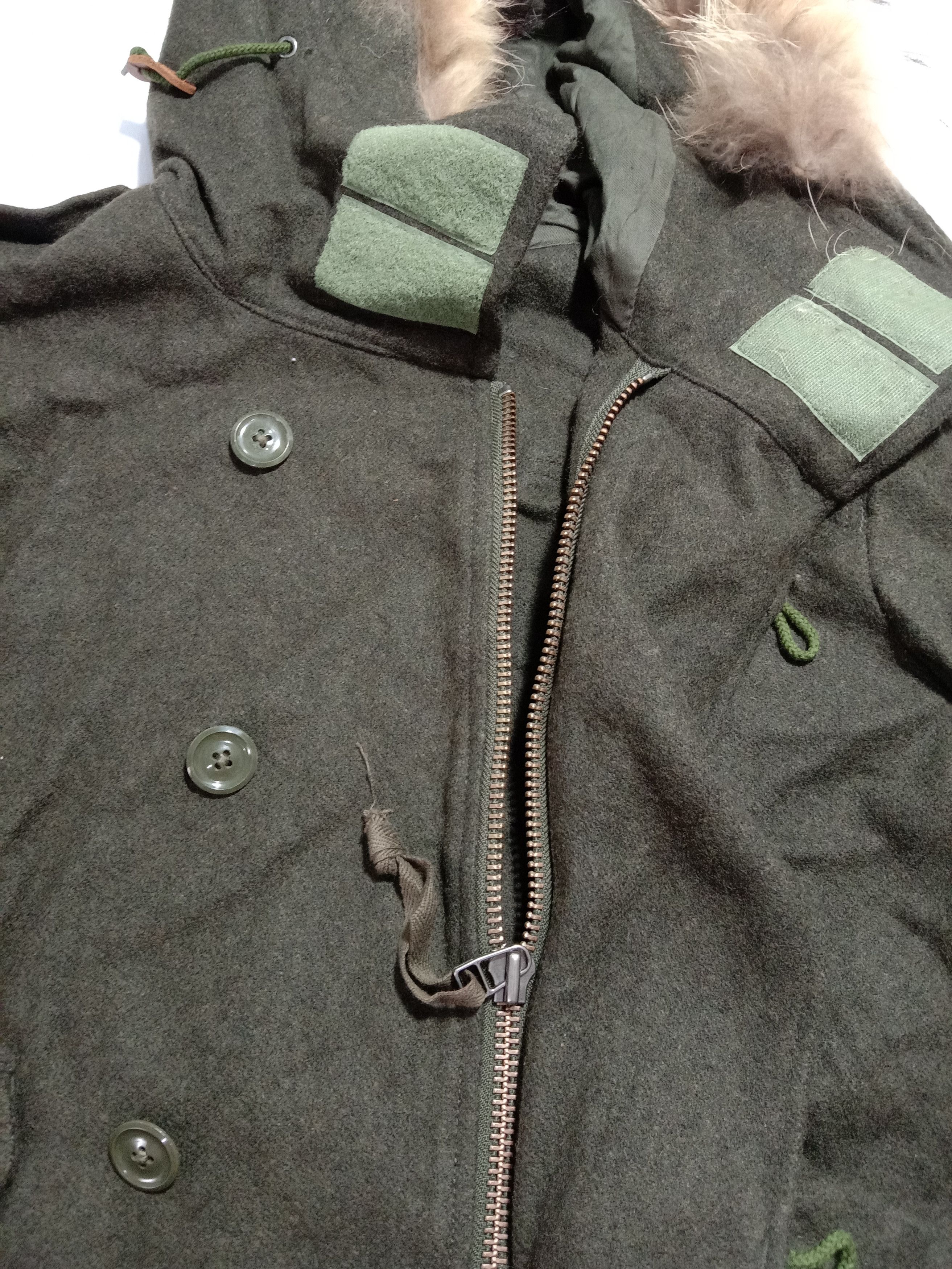 Beams Plus Beams Denim Military Winter Jacket With Raccoon Hoodie Size US M / EU 48-50 / 2 - 3 Thumbnail