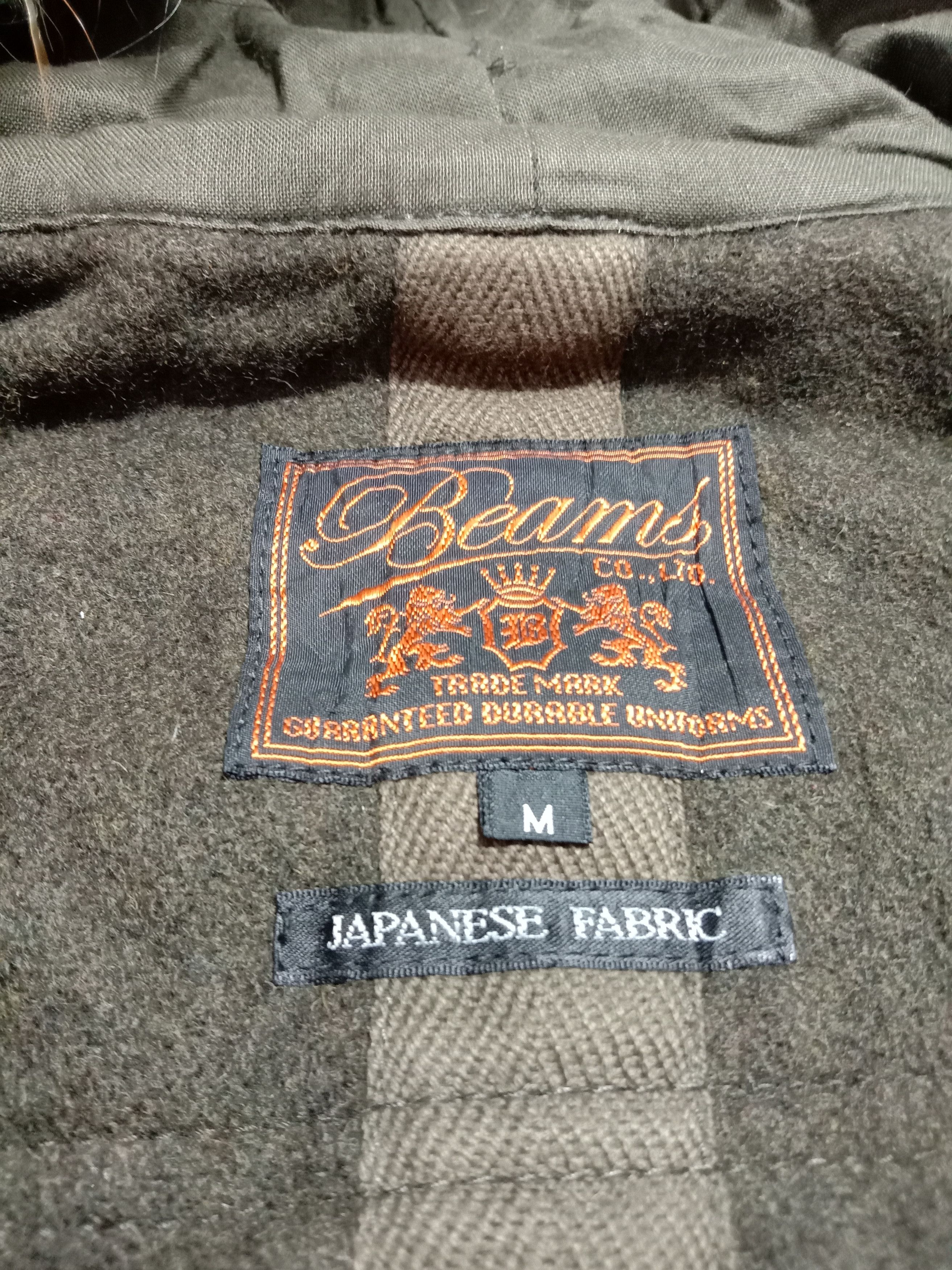 Beams Plus Beams Denim Military Winter Jacket With Raccoon Hoodie Size US M / EU 48-50 / 2 - 2 Thumbnail