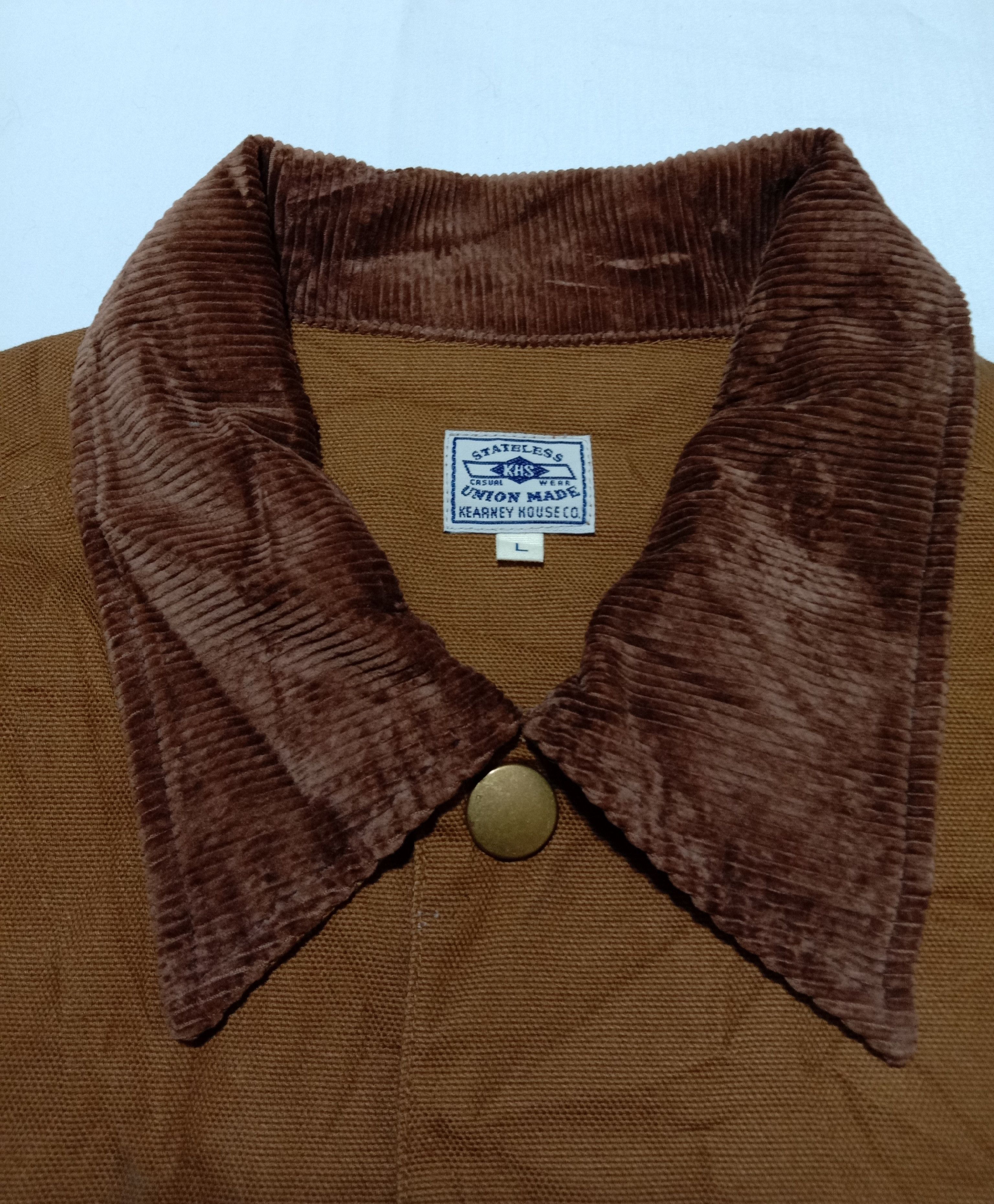 Other Kearney House Union Made Brown Workwear Denim Jacket Size US L / EU 52-54 / 3 - 2 Thumbnail