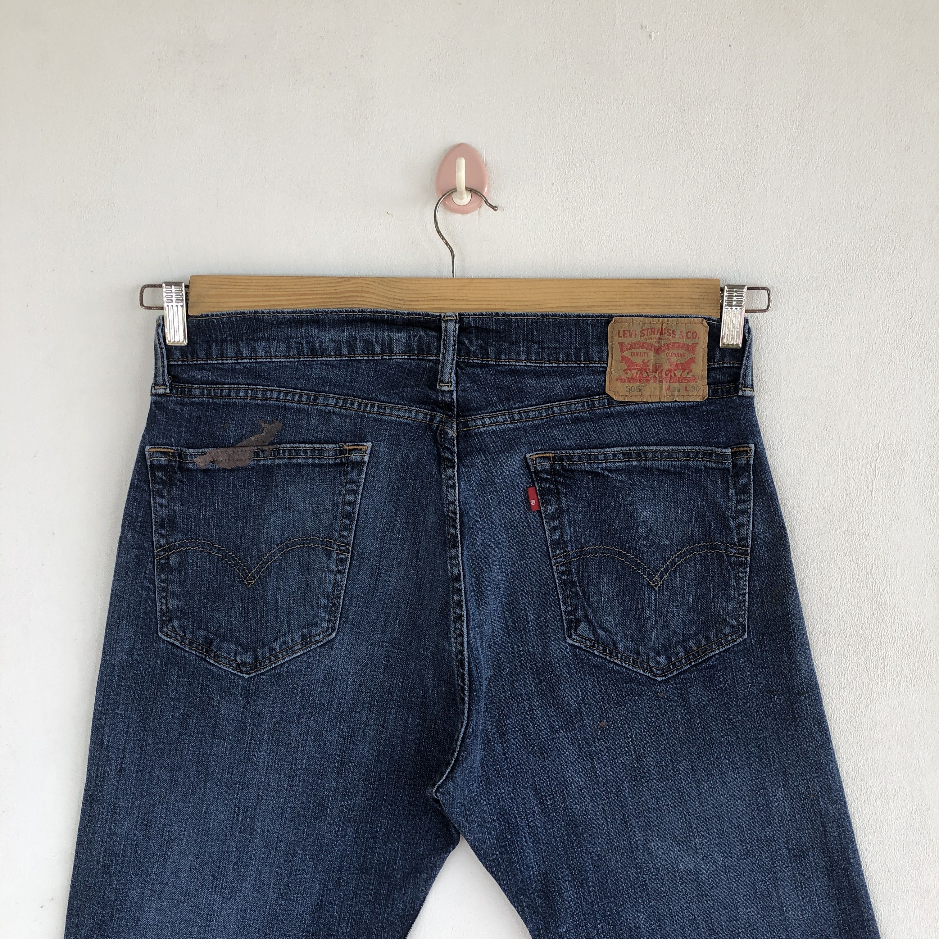 Levi's Vintage Levi's Light Wash Jeans Dirty Levis 505 Denim Pants Size US 34 / EU 50 - 4 Thumbnail