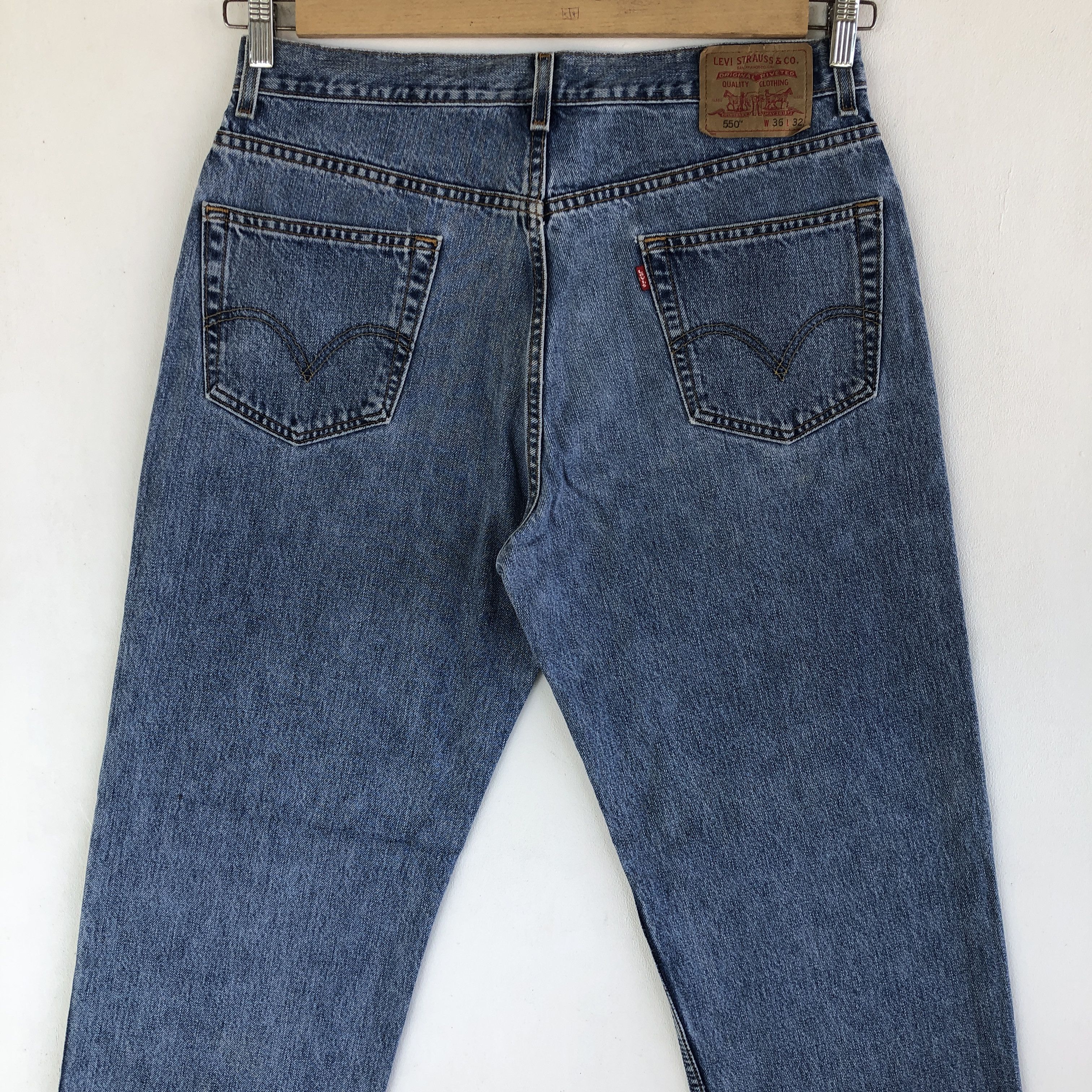 Levi's Vintage Levi's Light Wash Jeans Levis 550 Denim Pants Size US 32 / EU 48 - 4 Thumbnail