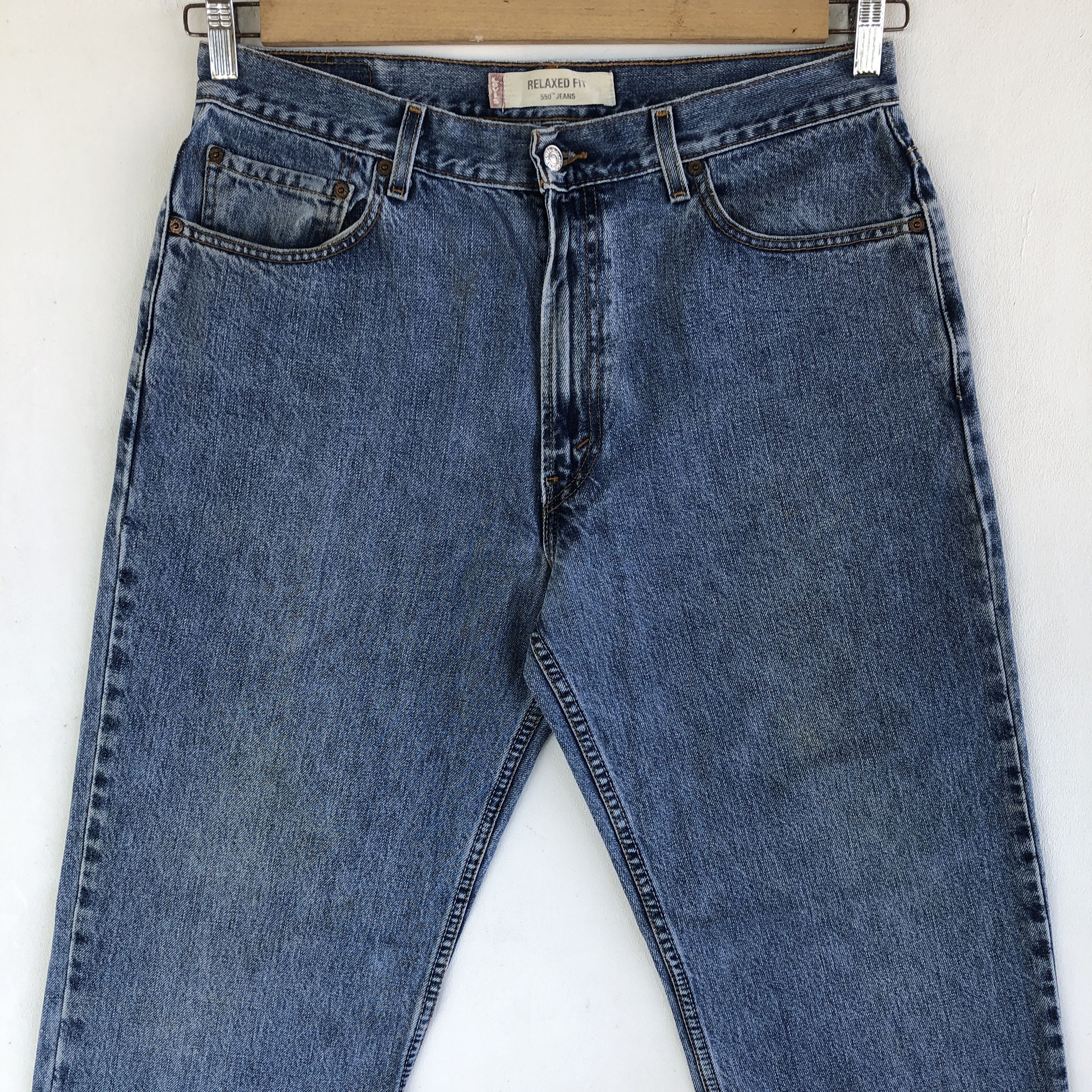 Levi's Vintage Levi's Light Wash Jeans Levis 550 Denim Pants Size US 32 / EU 48 - 3 Thumbnail