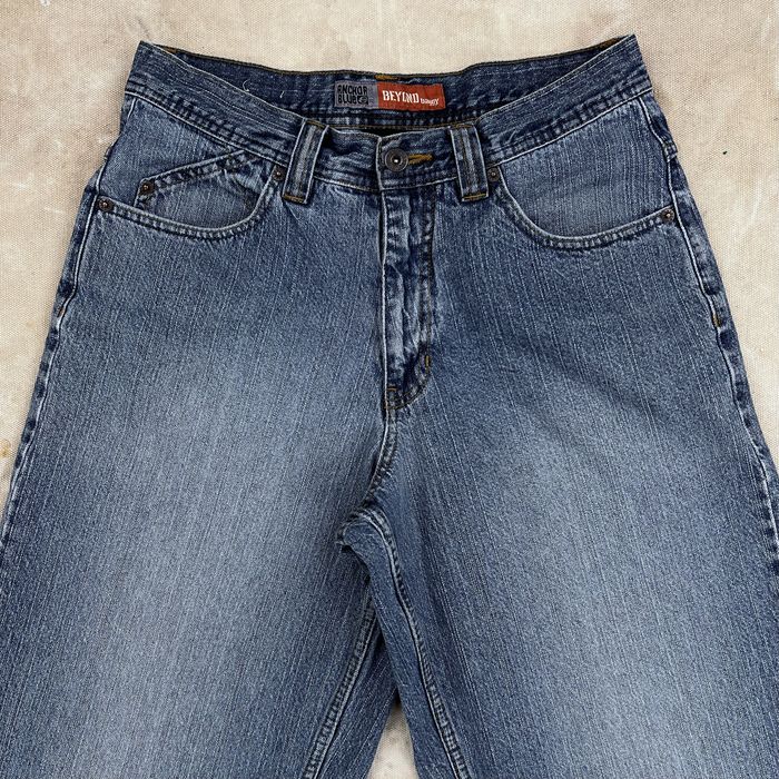 Vintage Vintage 2000s Anchor Blue Beyond Baggy Denim Jeans | Grailed