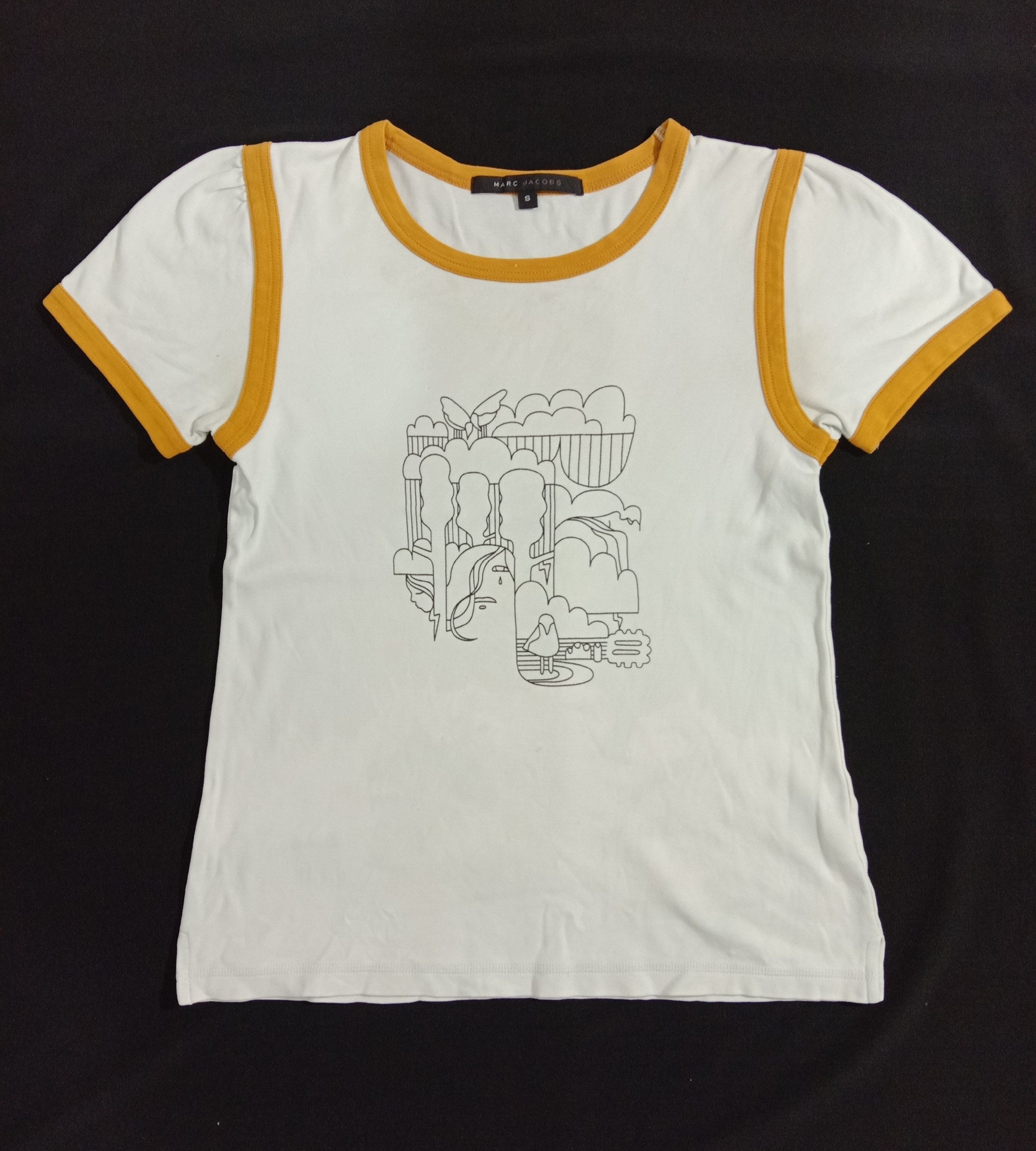 Marc Jacobs Marc Jacobs Ringer Tee Graphic Art Size XS / US 0-2 / IT 36-38 - 1 Thumbnail