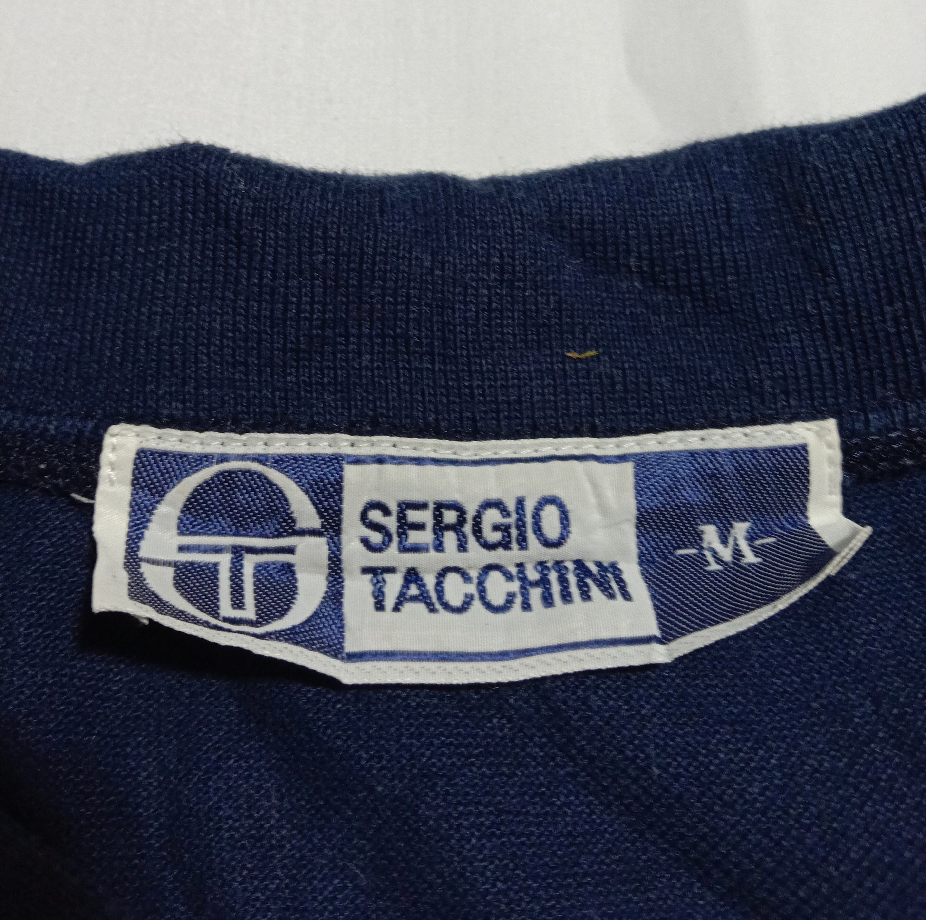 Japanese Brand Sergio Tacchini Embroidery Logo Polo Tee Size US S / EU 44-46 / 1 - 2 Thumbnail