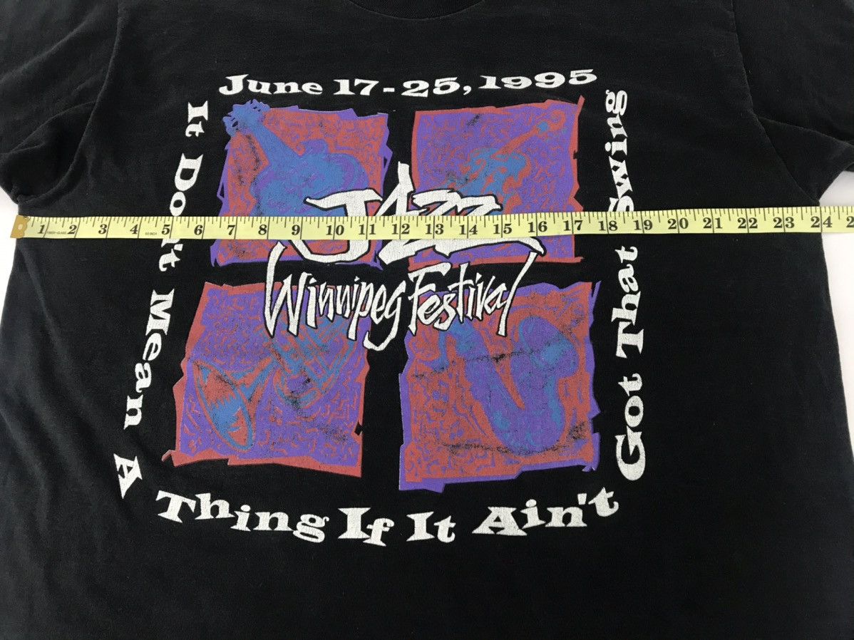 Fruit Of The Loom Vintage 90s Jazz Winnipeg Festival 1995 Made In Canada Tee Size US XL / EU 56 / 4 - 6 Thumbnail