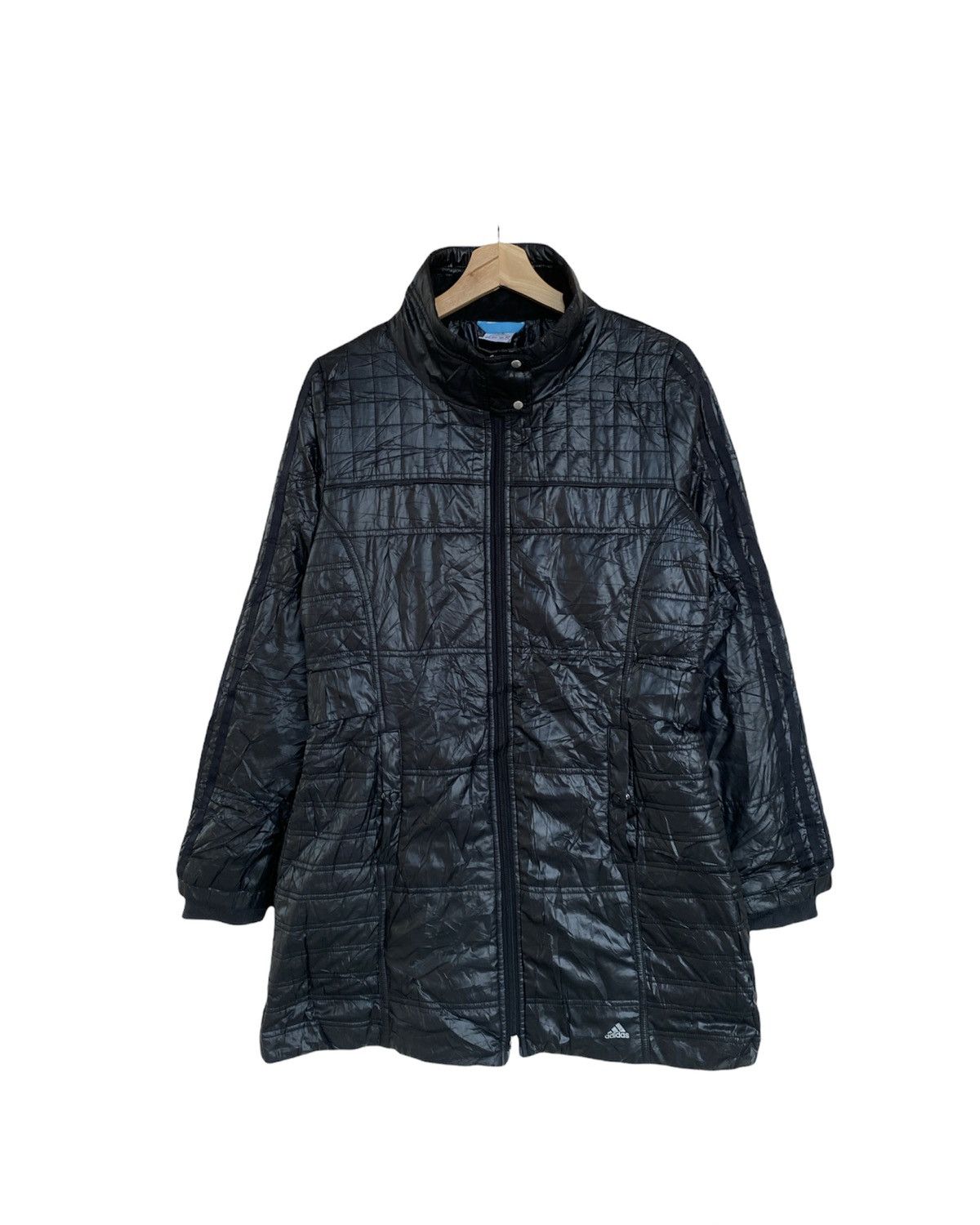 Adidas Vintage adidas puffer jacket parka long jacket raincoat Size US M / EU 48-50 / 2 - 1 Thumbnail