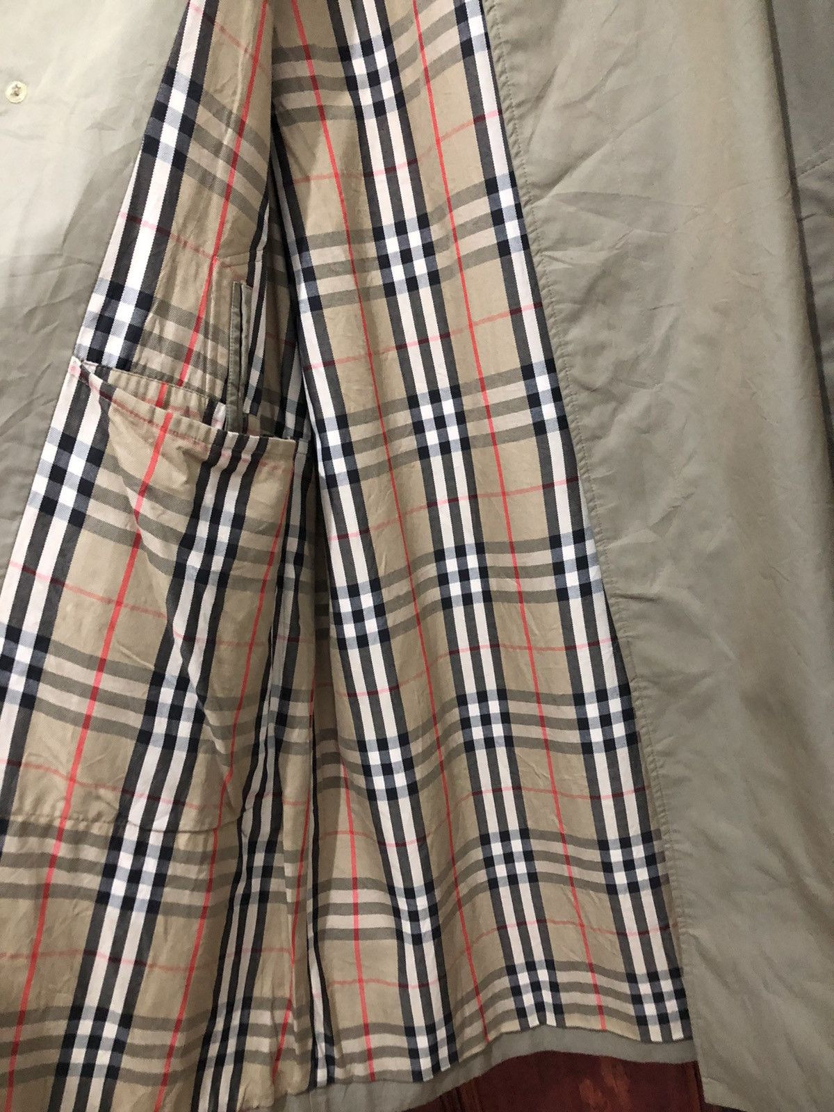 Burberry × Vintage 🏴󠁧󠁢󠁥󠁮󠁧󠁿 Vintage Burberry Trench Coat Single Breasted Novacheck Size US M / EU 48-50 / 2 - 5 Thumbnail