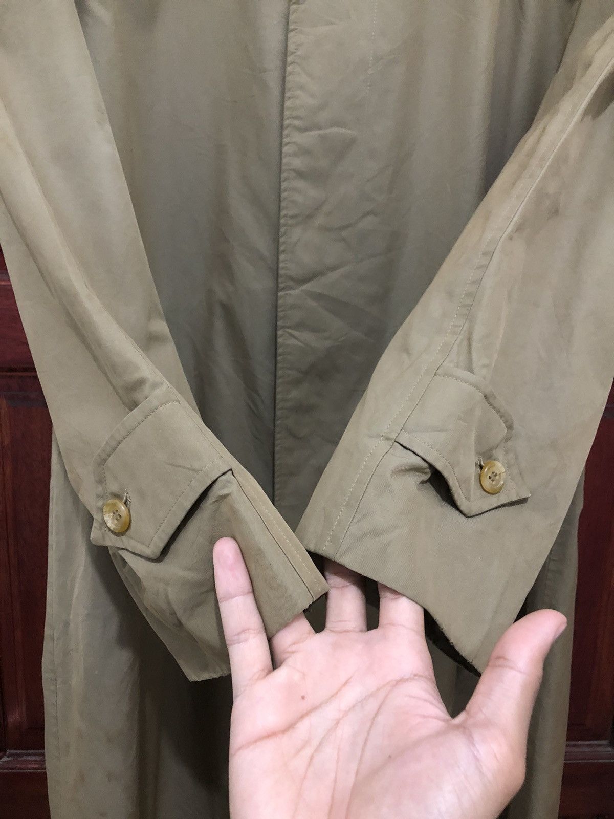 Burberry × Vintage 🏴󠁧󠁢󠁥󠁮󠁧󠁿 Vintage Burberry Trench Coat Single Breasted Novacheck Size US M / EU 48-50 / 2 - 7 Thumbnail