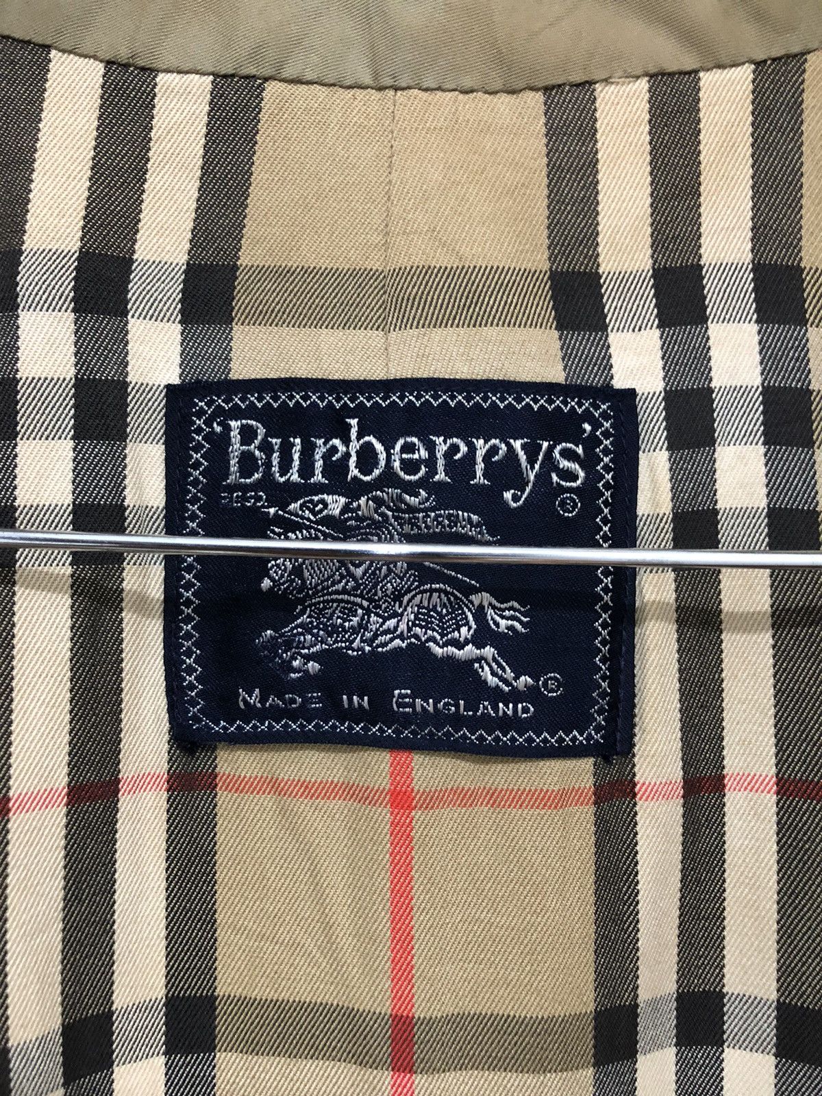 Burberry × Vintage 🏴󠁧󠁢󠁥󠁮󠁧󠁿 Vintage Burberry Trench Coat Single Breasted Novacheck Size US M / EU 48-50 / 2 - 8 Thumbnail