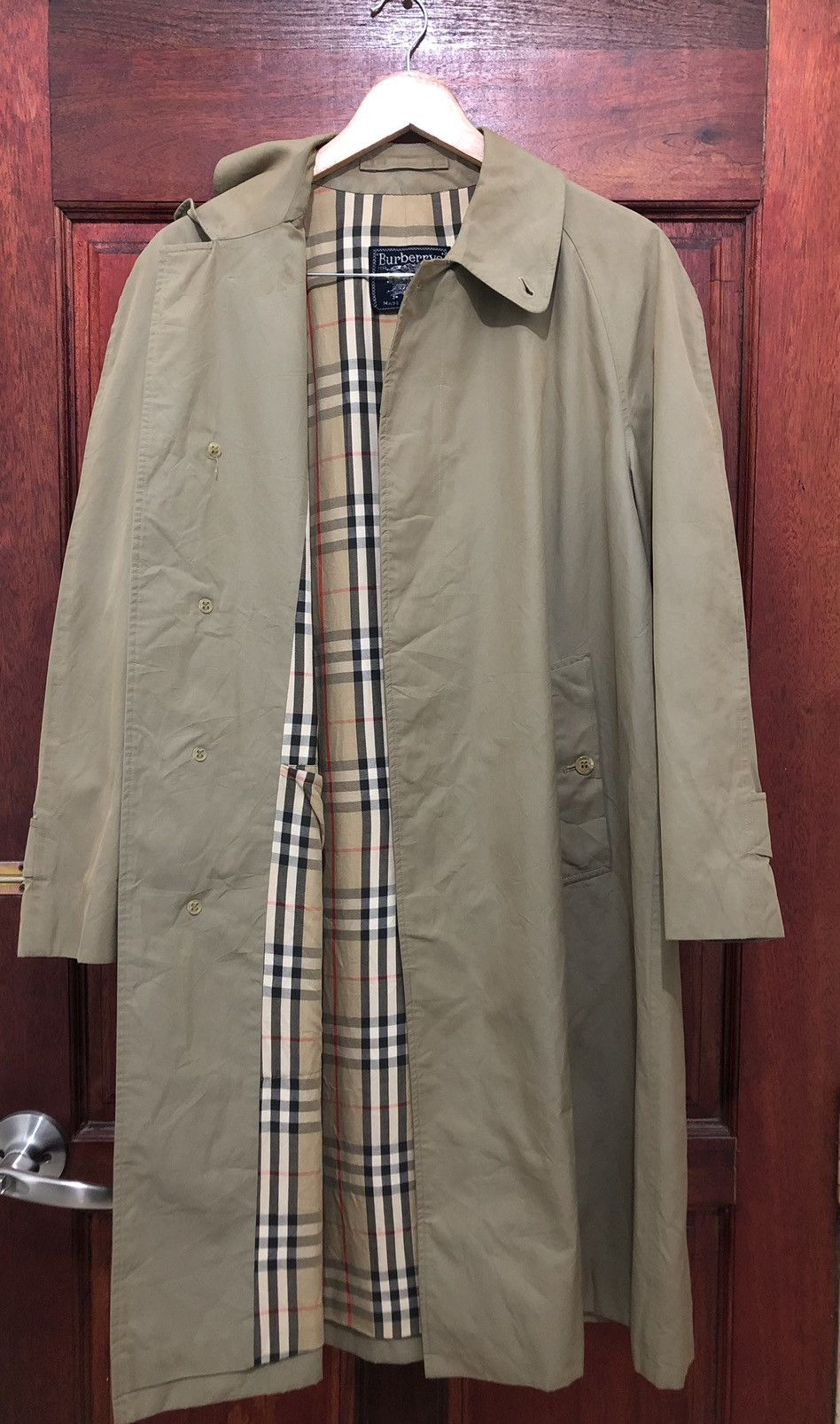 Burberry × Vintage 🏴󠁧󠁢󠁥󠁮󠁧󠁿 Vintage Burberry Trench Coat Single Breasted Novacheck Size US M / EU 48-50 / 2 - 4 Thumbnail