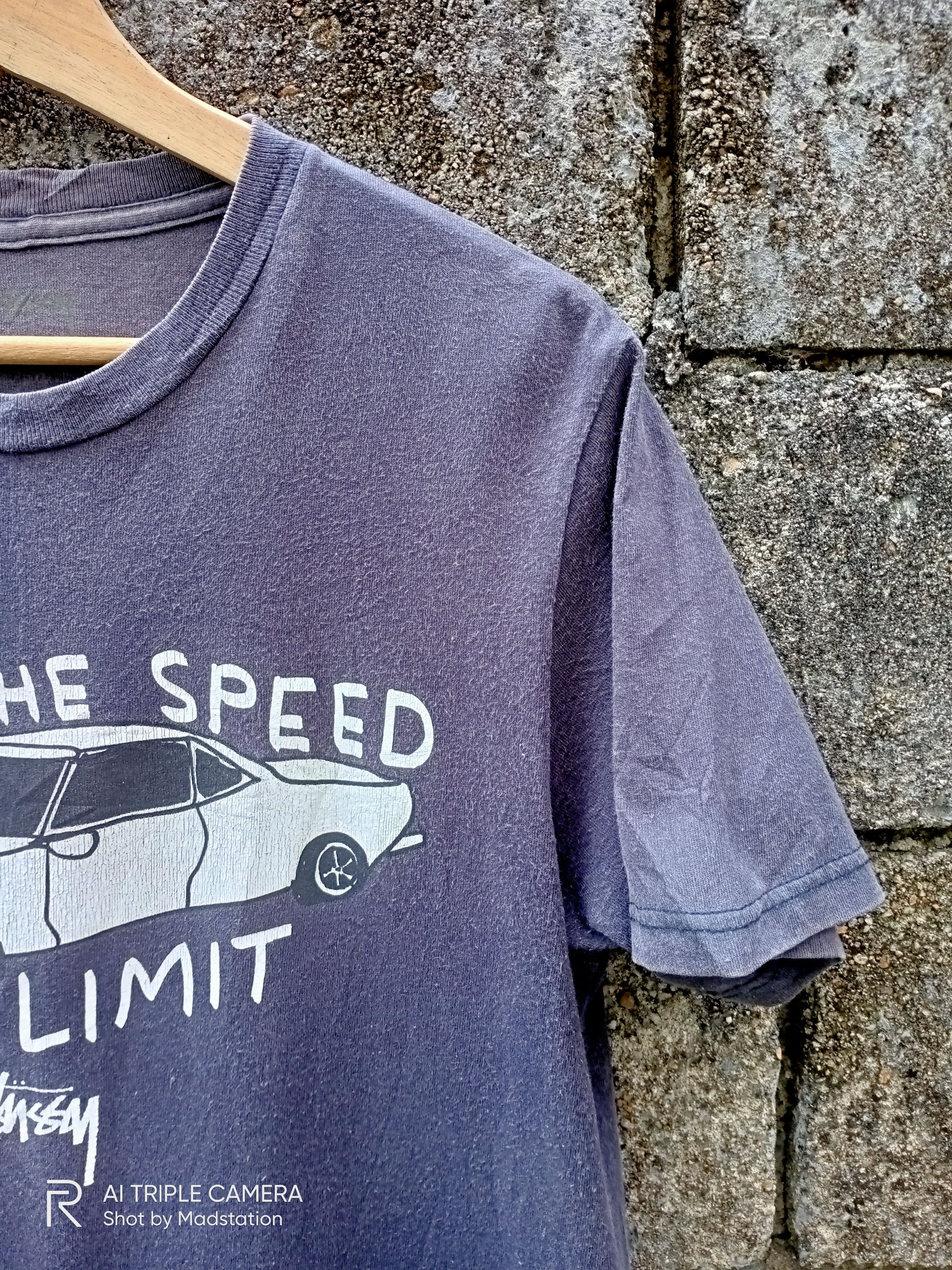 Stussy × Vintage STUSSY X DAVID SHRIGLEY “FUNK THE SPEED LIMIT” SHIRT Size US S / EU 44-46 / 1 - 3 Thumbnail