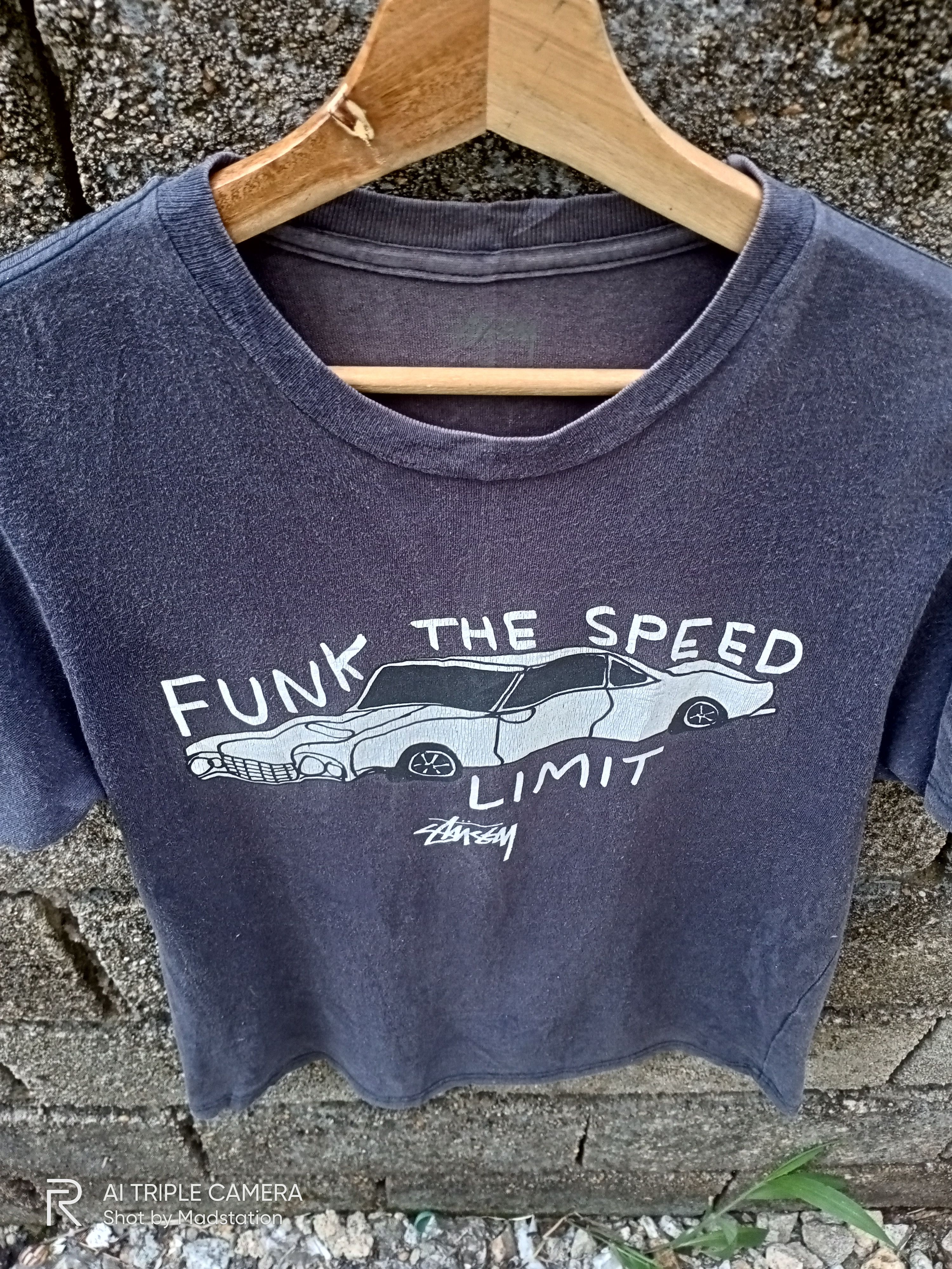Stussy × Vintage STUSSY X DAVID SHRIGLEY “FUNK THE SPEED LIMIT” SHIRT Size US S / EU 44-46 / 1 - 5 Thumbnail