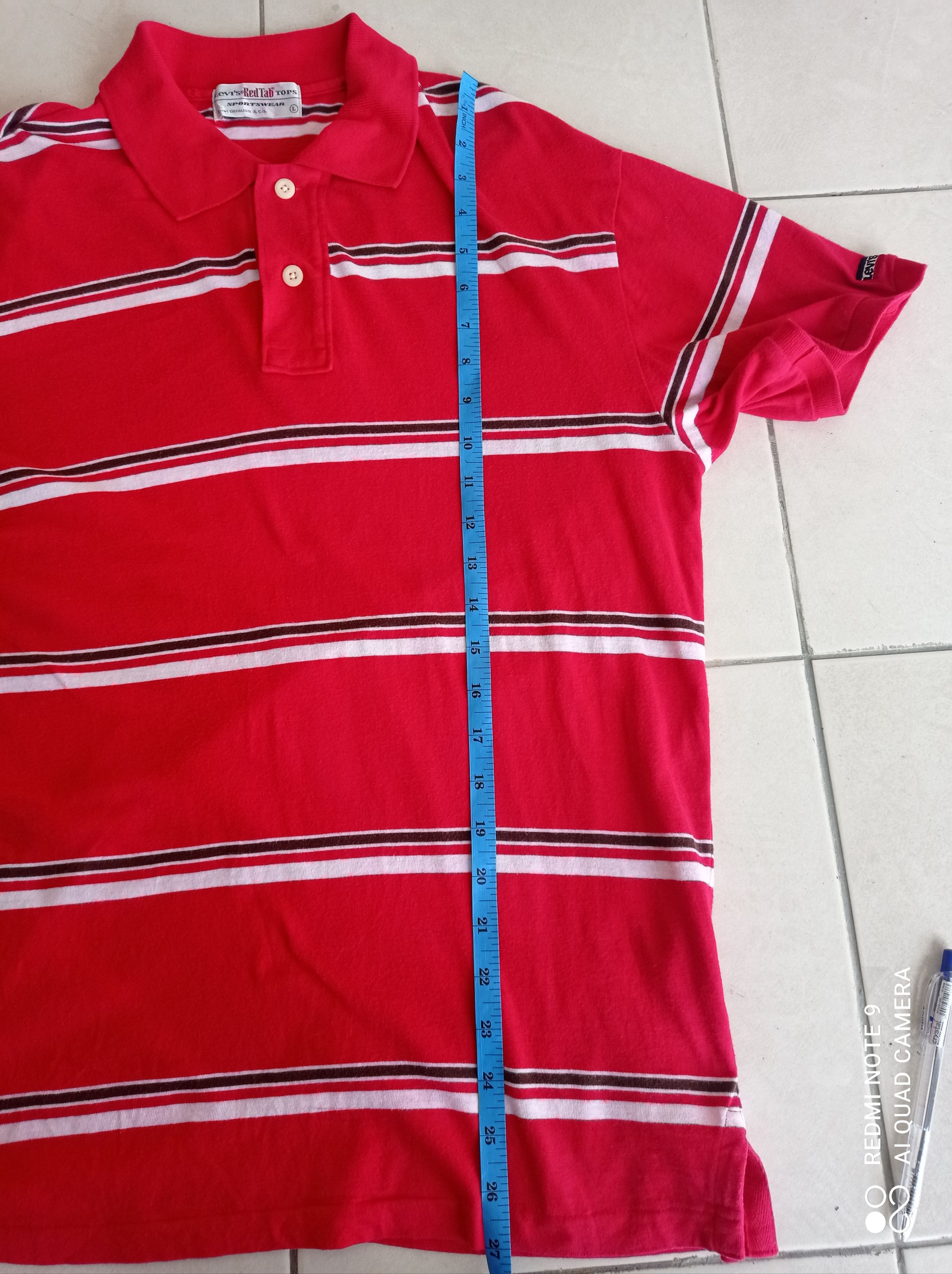 Levi's × Vintage vintage Levi's RED TAB polo t shirt sportswear Size US L / EU 52-54 / 3 - 9 Thumbnail