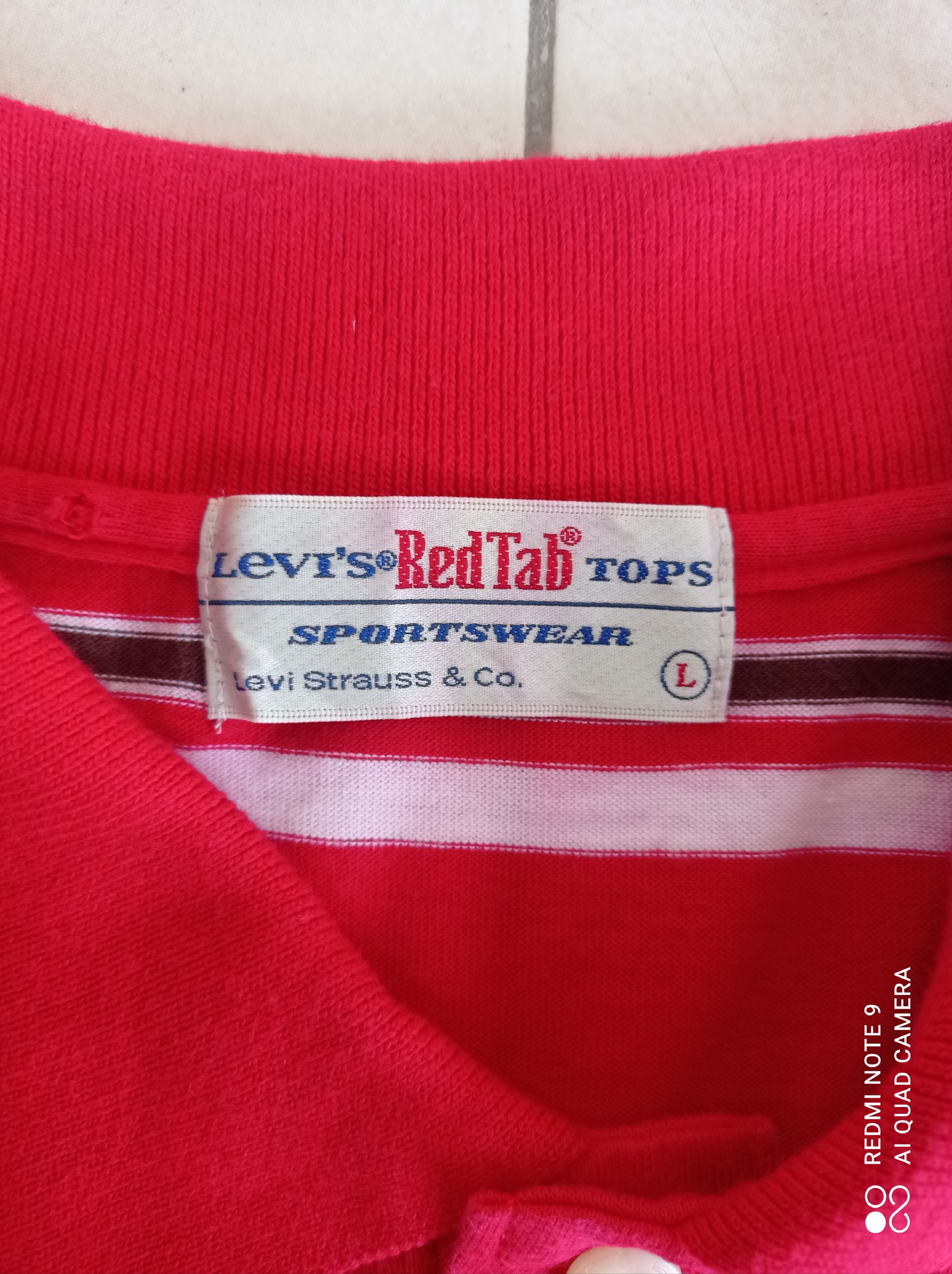 Levi's × Vintage vintage Levi's RED TAB polo t shirt sportswear Size US L / EU 52-54 / 3 - 4 Thumbnail