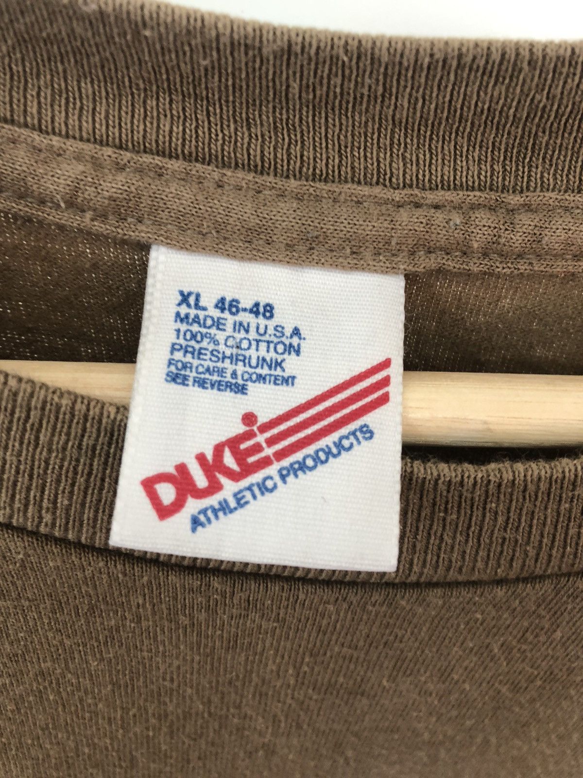 Vintage Duke Atheltic Products Brown Vintange Blank 90s Fade Size US XL / EU 56 / 4 - 3 Thumbnail