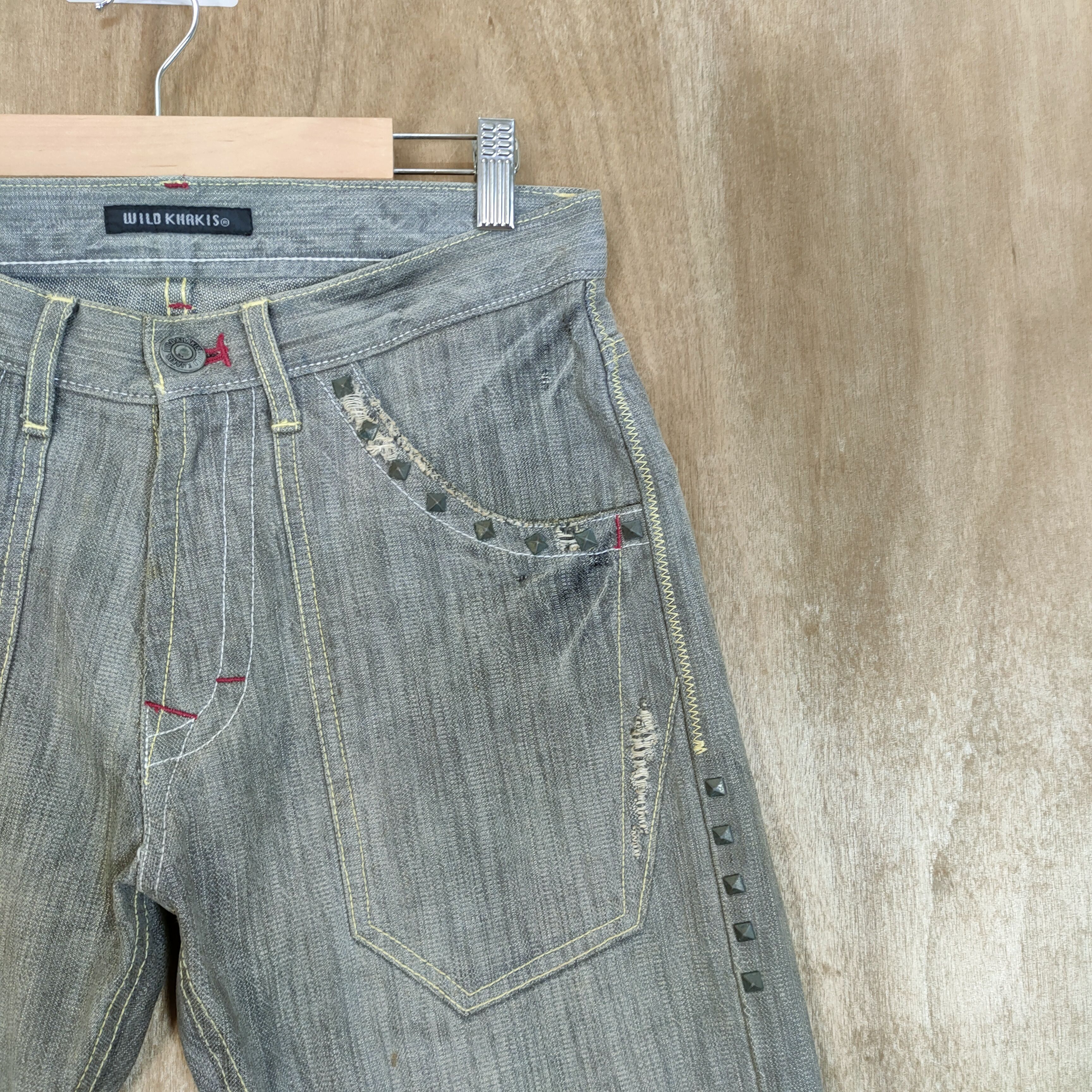 Japanese Brand VINTAGE JAPANESE FLARE FADED JEANS DENIM PANTS Size US 30 / EU 46 - 9 Thumbnail