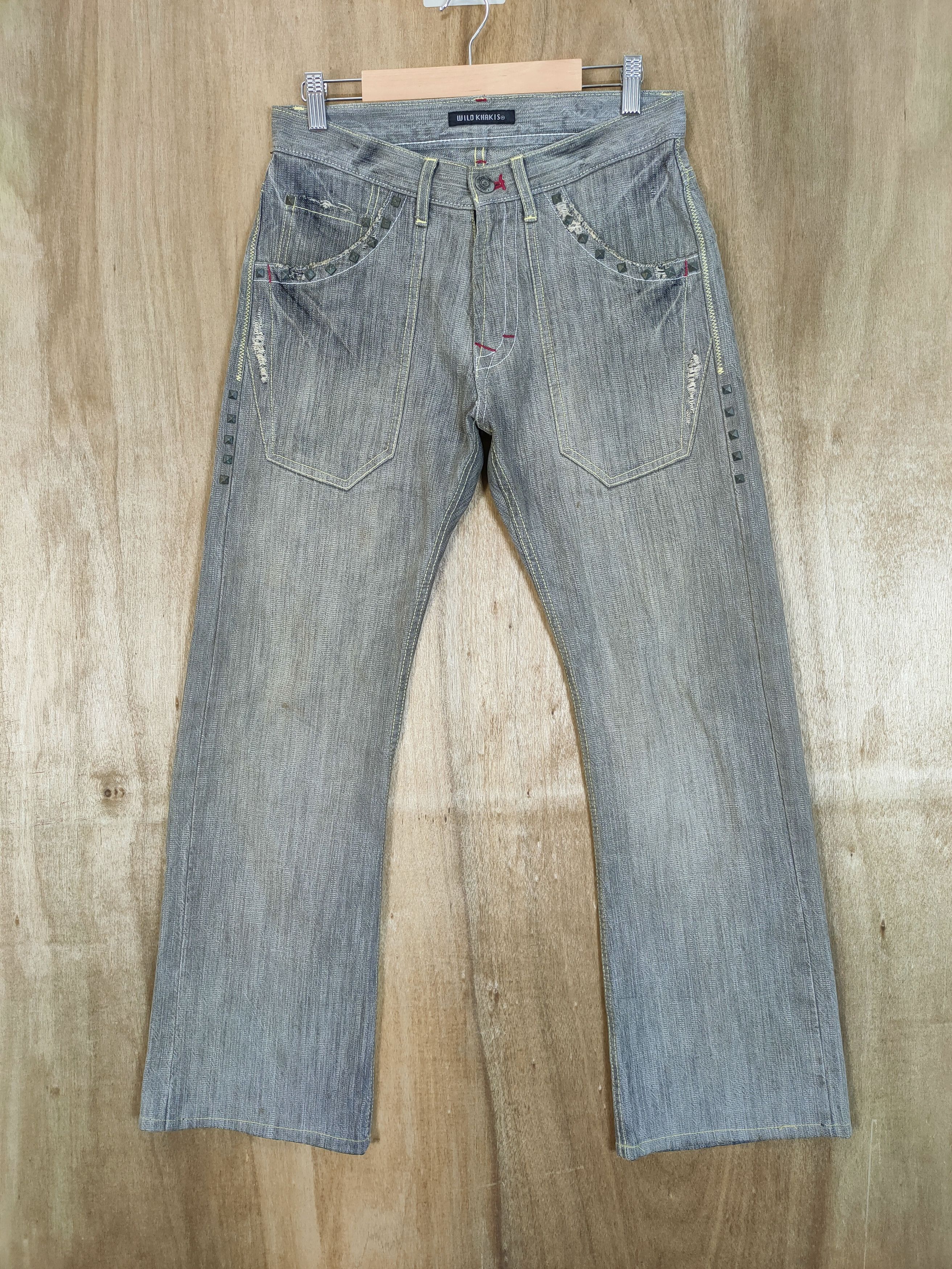 Japanese Brand VINTAGE JAPANESE FLARE FADED JEANS DENIM PANTS Size US 30 / EU 46 - 1 Thumbnail