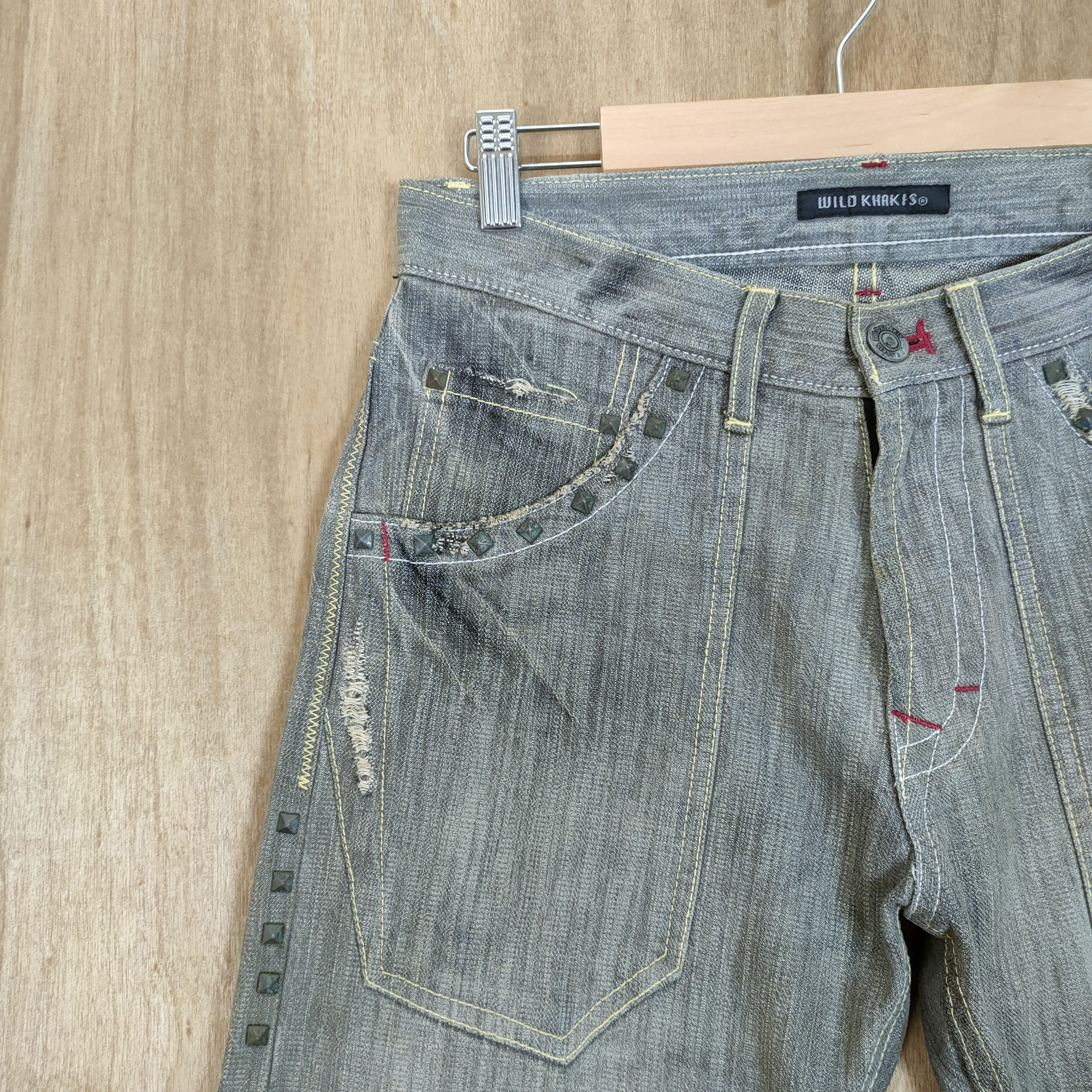 Japanese Brand VINTAGE JAPANESE FLARE FADED JEANS DENIM PANTS Size US 30 / EU 46 - 8 Thumbnail