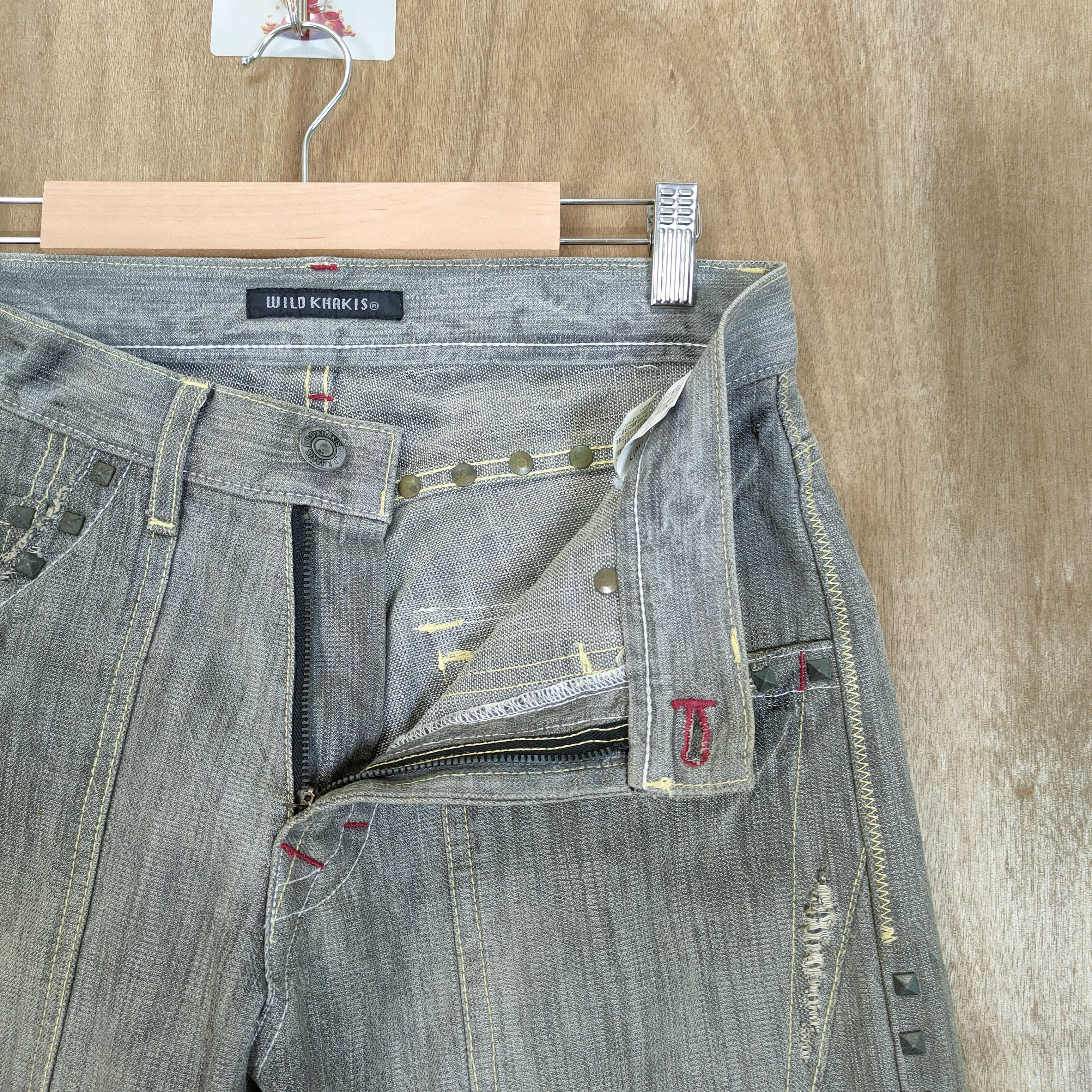 Japanese Brand VINTAGE JAPANESE FLARE FADED JEANS DENIM PANTS Size US 30 / EU 46 - 4 Thumbnail