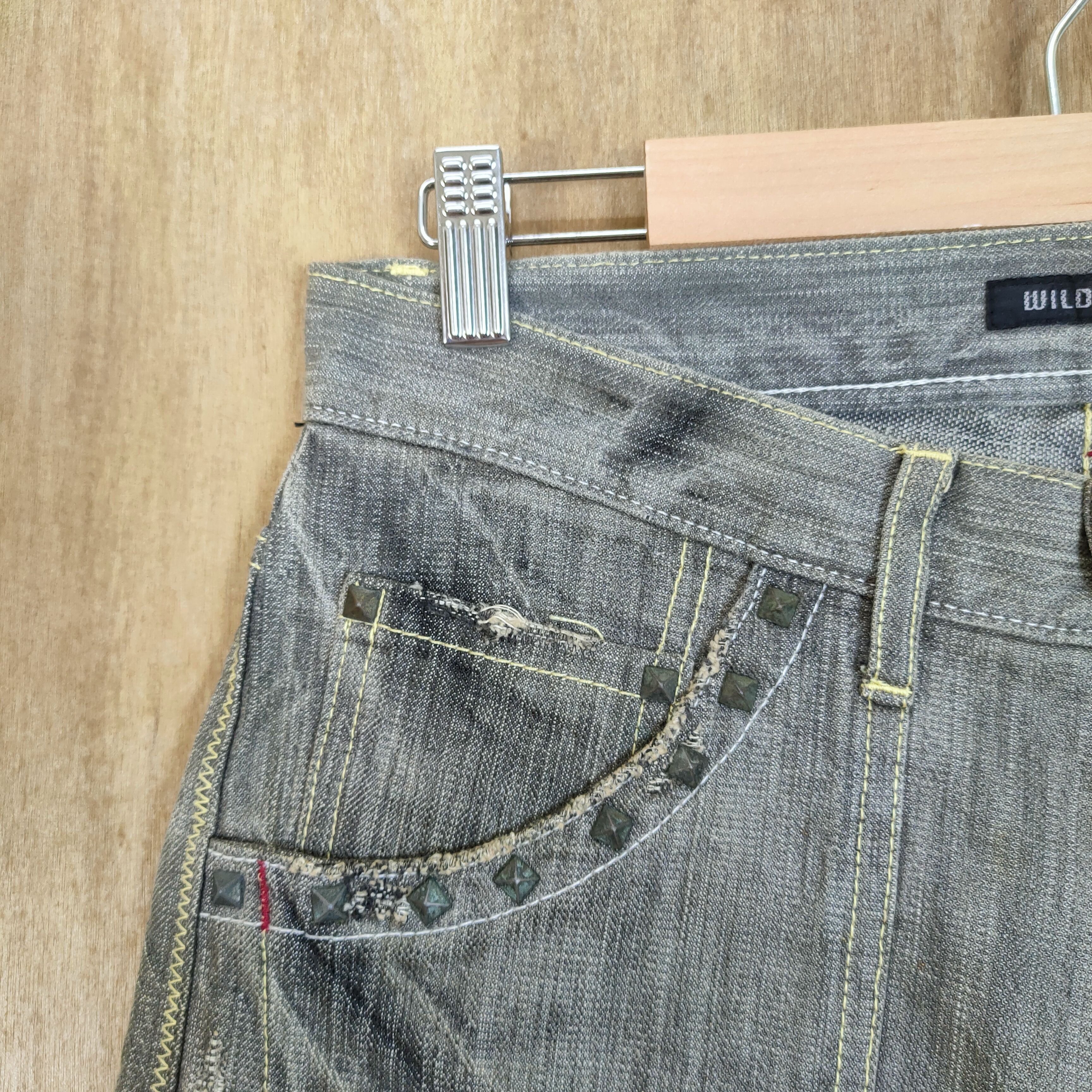 Japanese Brand VINTAGE JAPANESE FLARE FADED JEANS DENIM PANTS Size US 30 / EU 46 - 11 Thumbnail