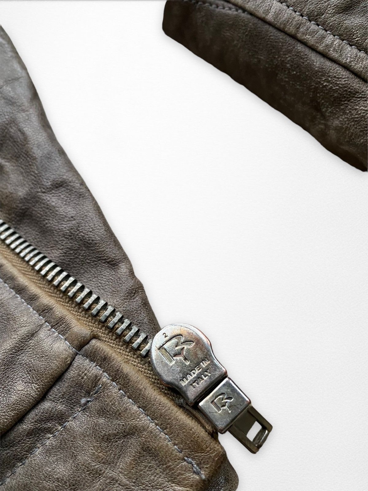 Rick Owens Rick Owens Molino Lamb Leather Jacket Crust FW09 Size US L / EU 52-54 / 3 - 7 Thumbnail