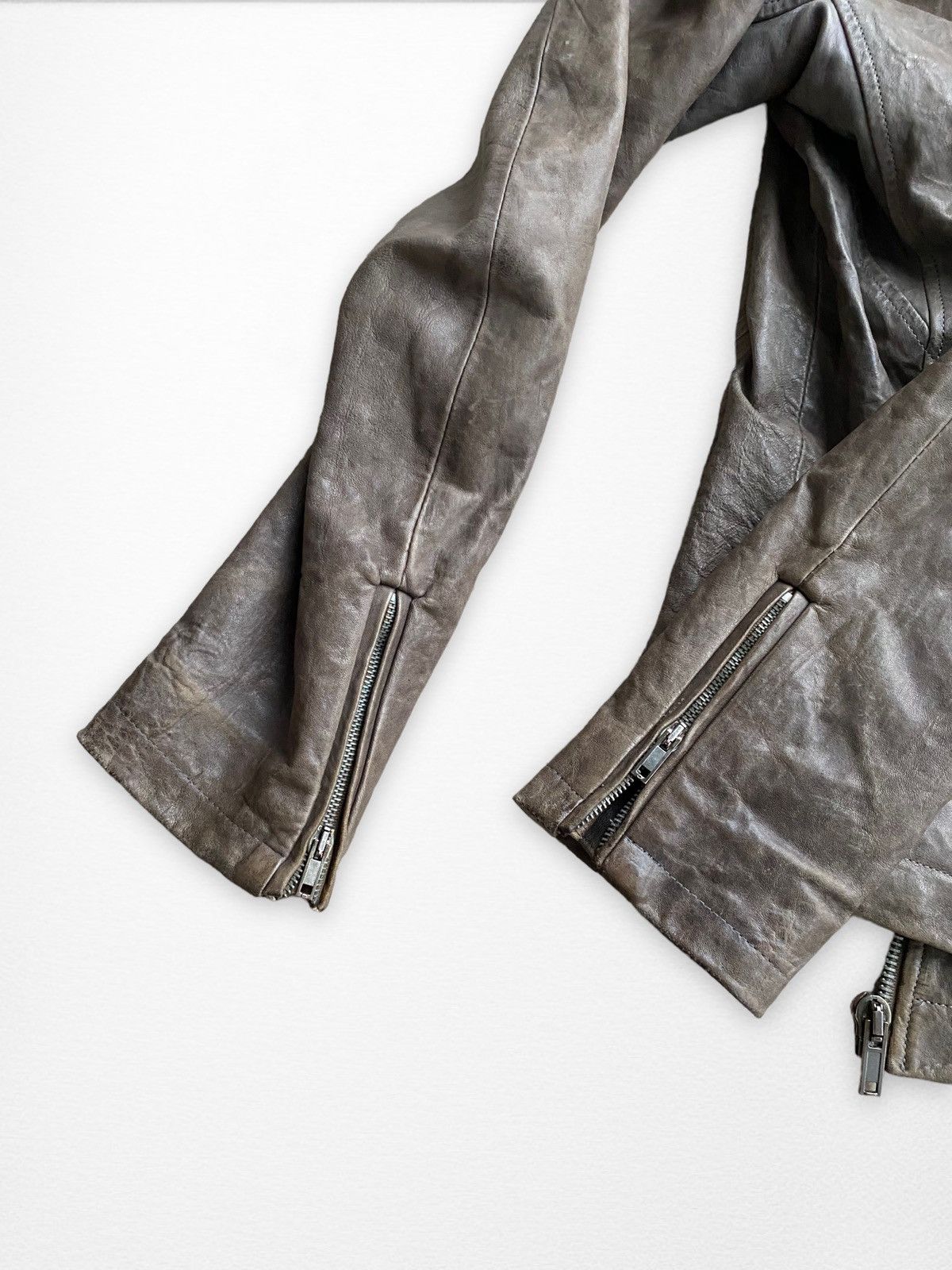 Rick Owens Rick Owens Molino Lamb Leather Jacket Crust FW09 Size US L / EU 52-54 / 3 - 8 Thumbnail
