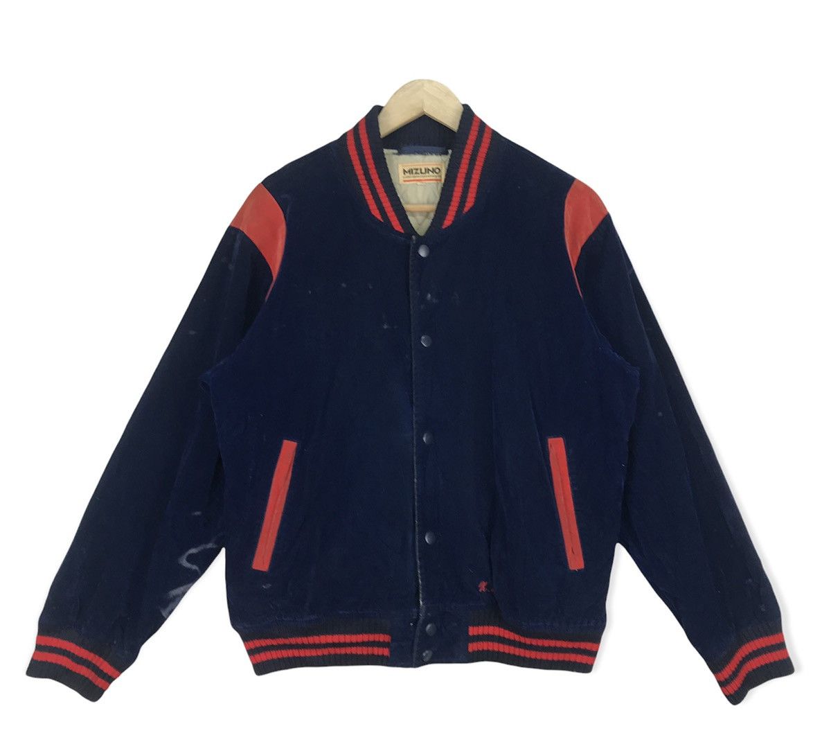 Mizuno Vintage 80s Mizuno Varsity Jacket Size US M / EU 48-50 / 2 - 1 Thumbnail
