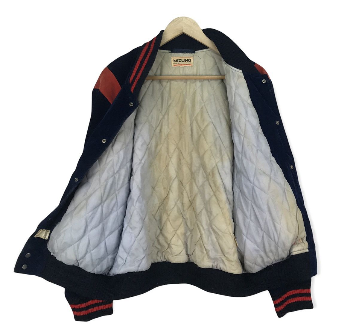 Mizuno Vintage 80s Mizuno Varsity Jacket Size US M / EU 48-50 / 2 - 5 Thumbnail