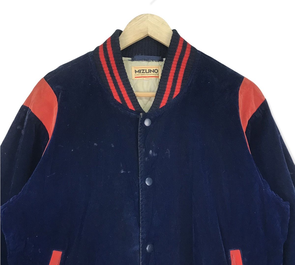 Mizuno Vintage 80s Mizuno Varsity Jacket Size US M / EU 48-50 / 2 - 2 Thumbnail