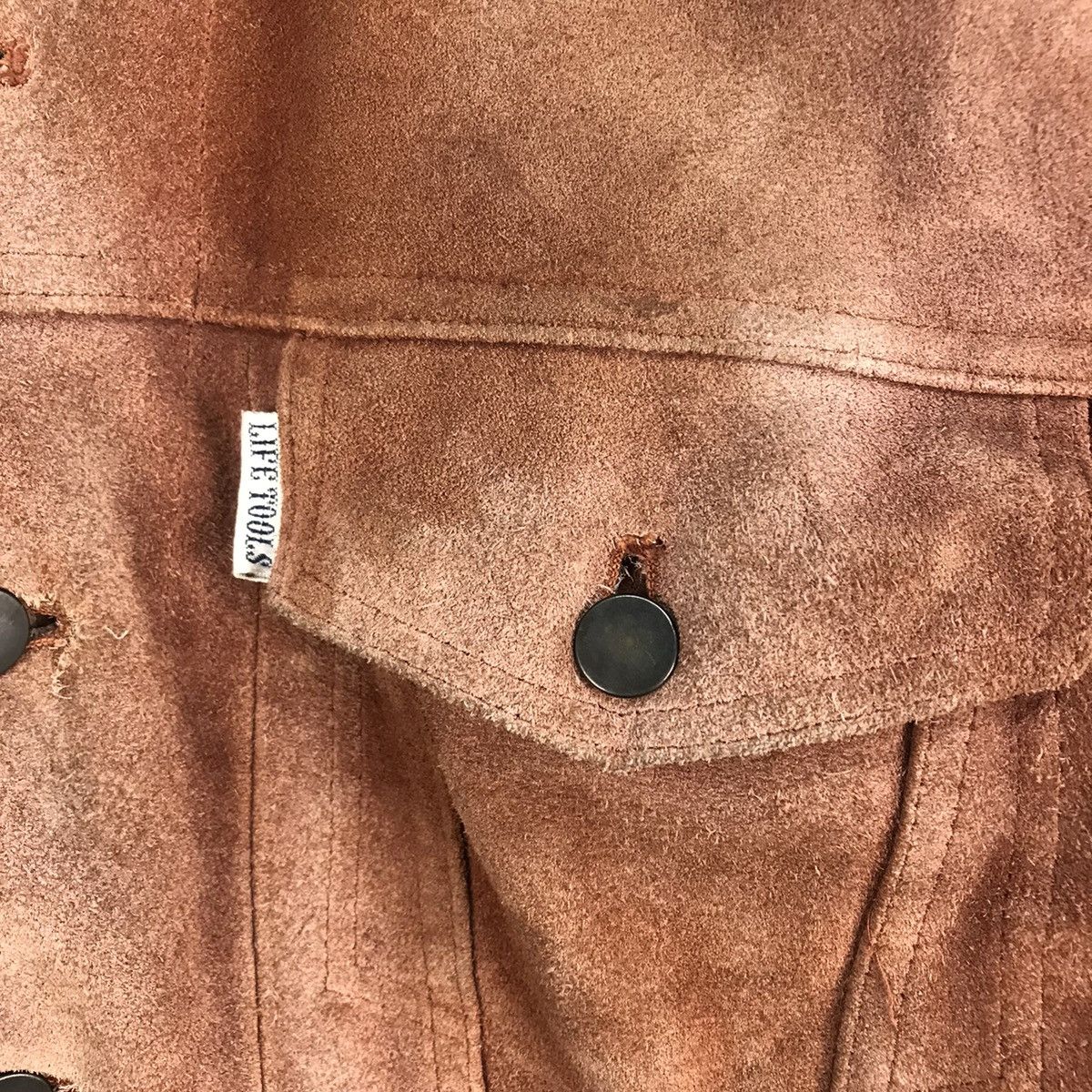 Vintage Vintage Life Tools Leather Suede Jacket Size US L / EU 52-54 / 3 - 5 Thumbnail