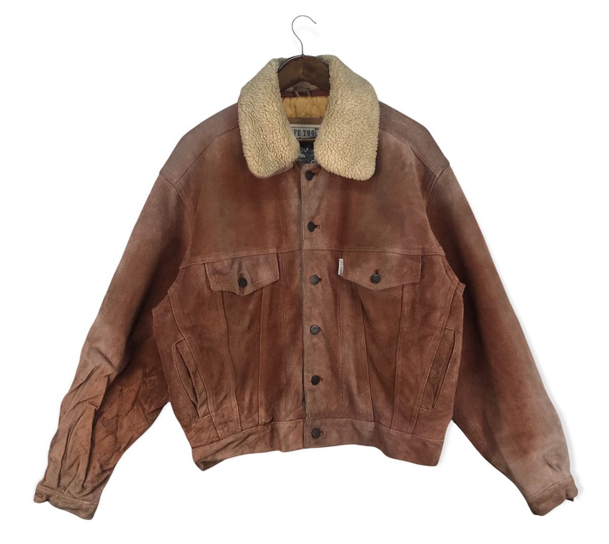 Vintage Vintage Life Tools Leather Suede Jacket Size US L / EU 52-54 / 3 - 1 Thumbnail