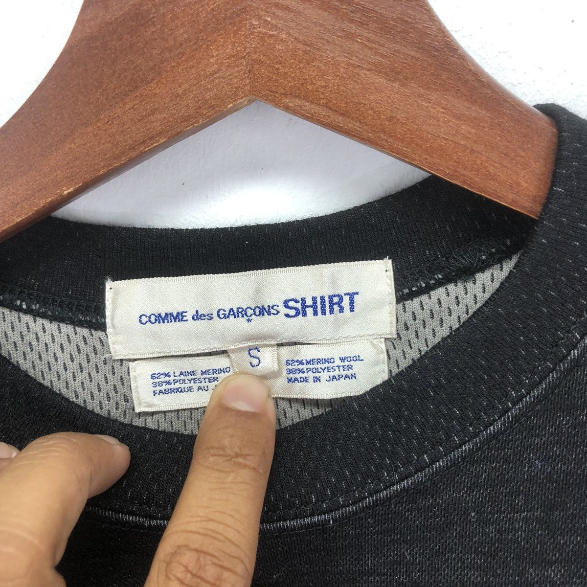 Comme des Garcons × Comme des Garcons Homme Plus × Junya Watanabe Vintage Comme Des Garcons Shirt Longsleeve Size US S / EU 44-46 / 1 - 9 Thumbnail