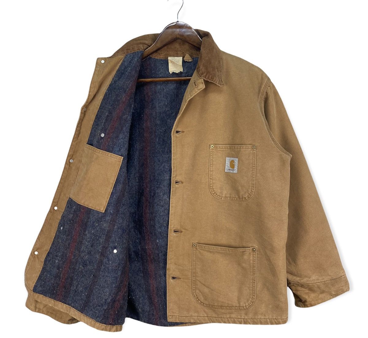 Carhartt Vintage Carhartt Duck Blanket-Lined Chroe Jacket Size US L / EU 52-54 / 3 - 1 Thumbnail