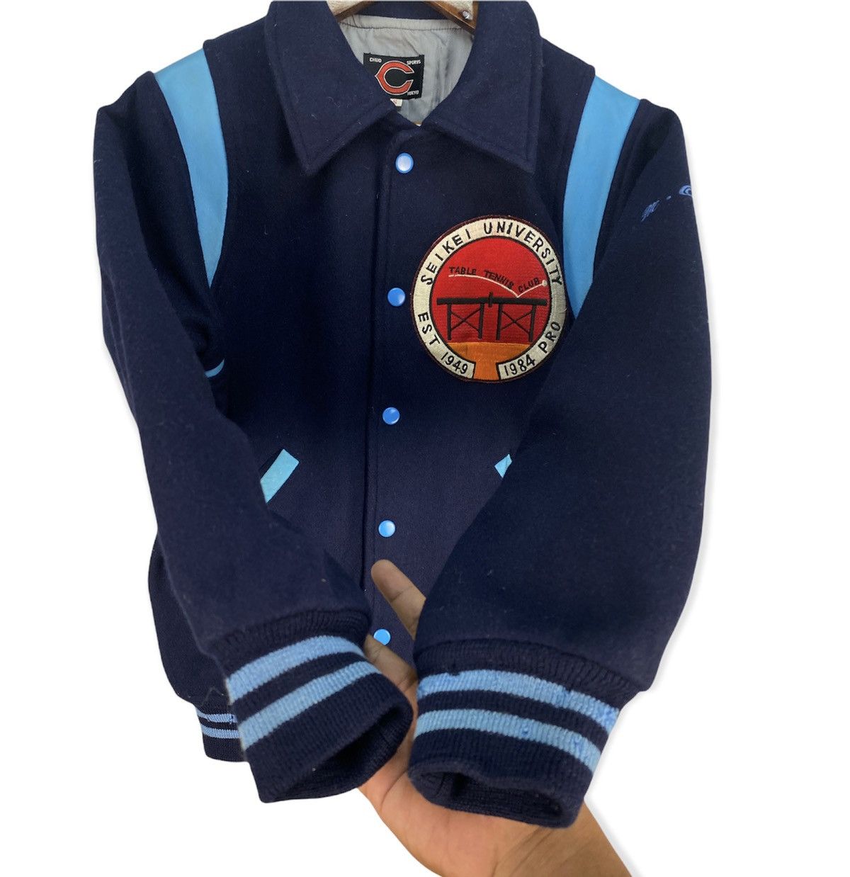 Japanese Brand Vintage Seikei University Table Tennis Club Varsity Jacket Size US S / EU 44-46 / 1 - 4 Thumbnail