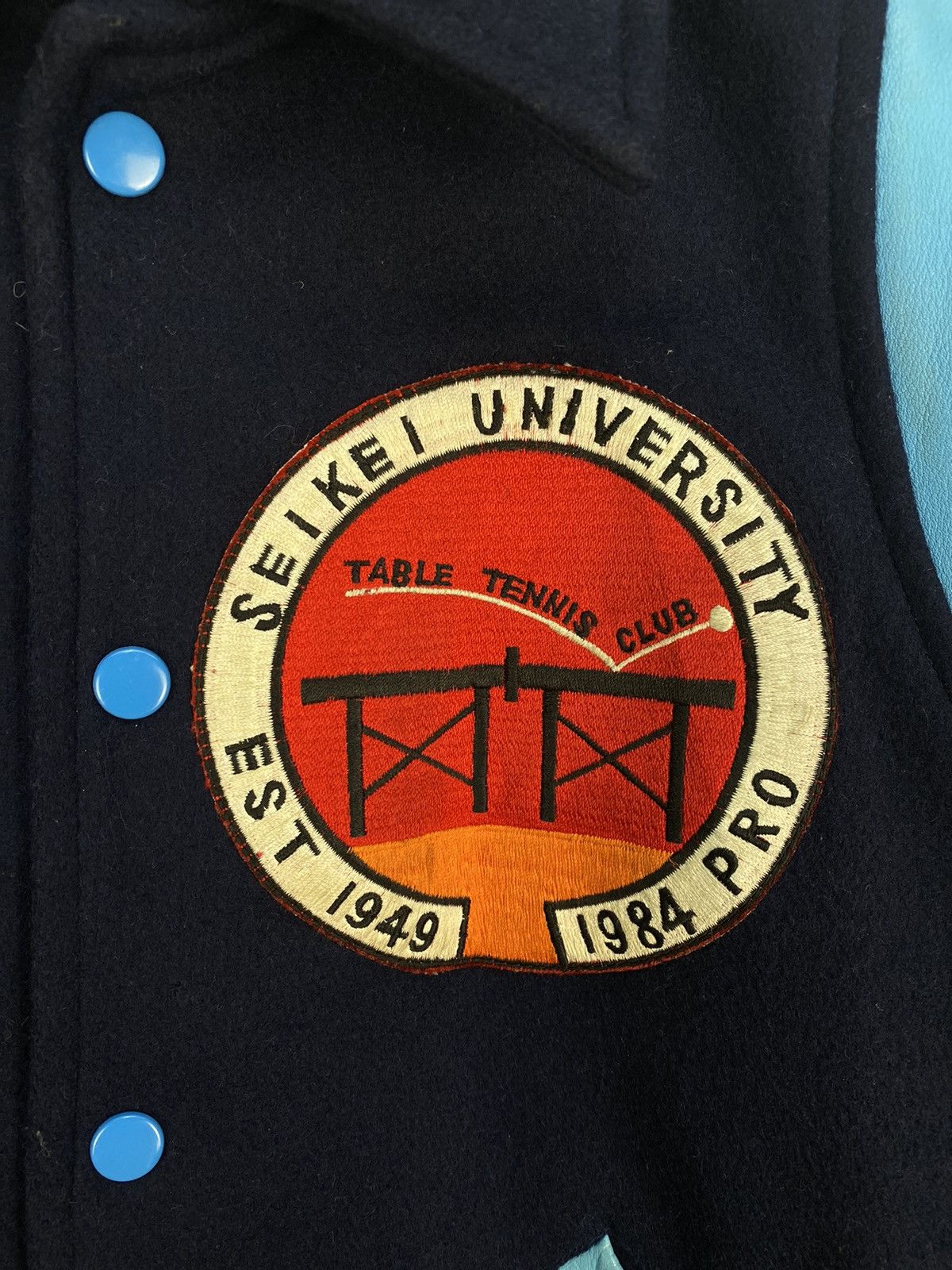 Japanese Brand Vintage Seikei University Table Tennis Club Varsity Jacket Size US S / EU 44-46 / 1 - 11 Thumbnail