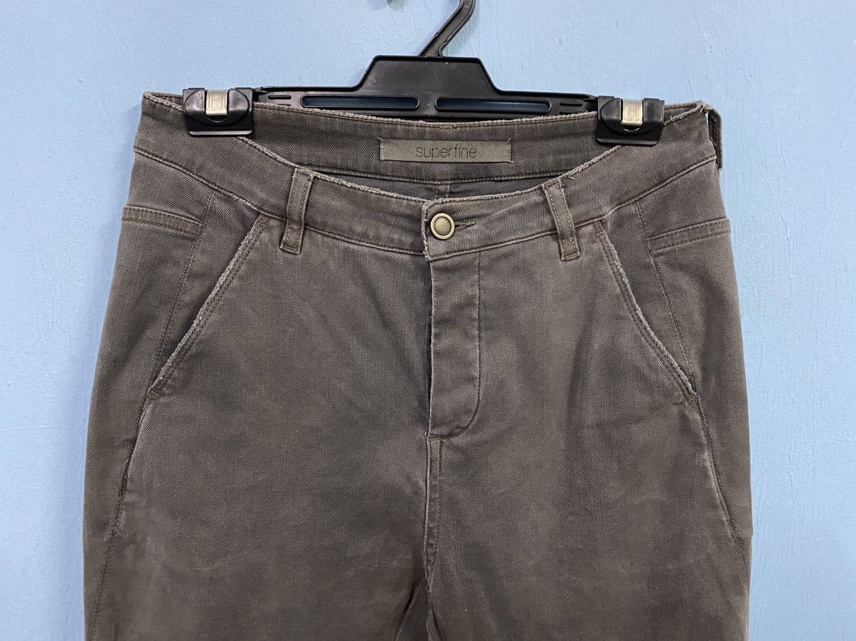 Superfine SUPERFINE Grey Steel Trousers Stretchable Skinny Pants Size 26" / US 2 / IT 38 - 3 Thumbnail