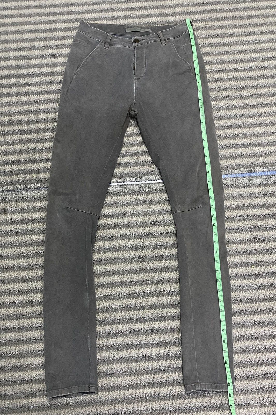 Superfine SUPERFINE Grey Steel Trousers Stretchable Skinny Pants Size 26" / US 2 / IT 38 - 19 Thumbnail