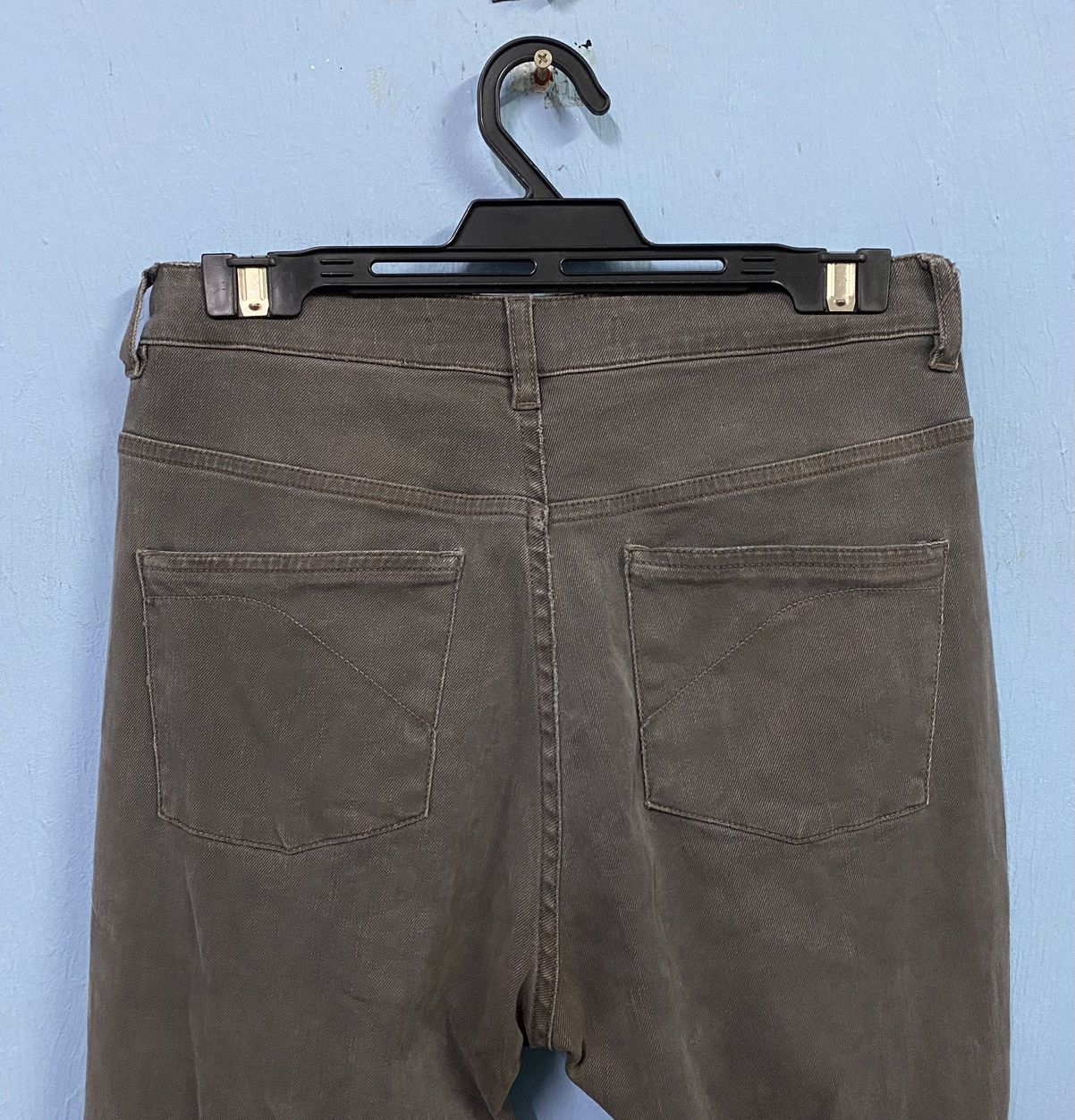 Superfine SUPERFINE Grey Steel Trousers Stretchable Skinny Pants Size 26" / US 2 / IT 38 - 4 Thumbnail