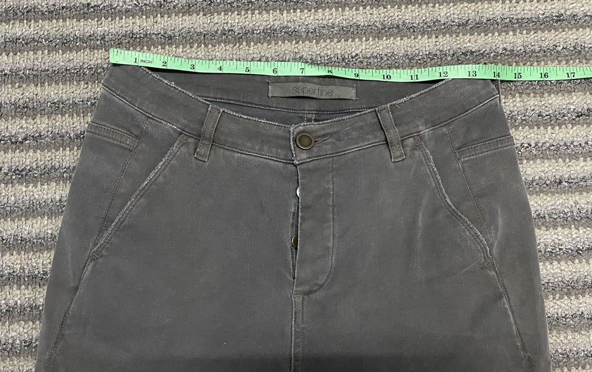 Superfine SUPERFINE Grey Steel Trousers Stretchable Skinny Pants Size 26" / US 2 / IT 38 - 18 Thumbnail