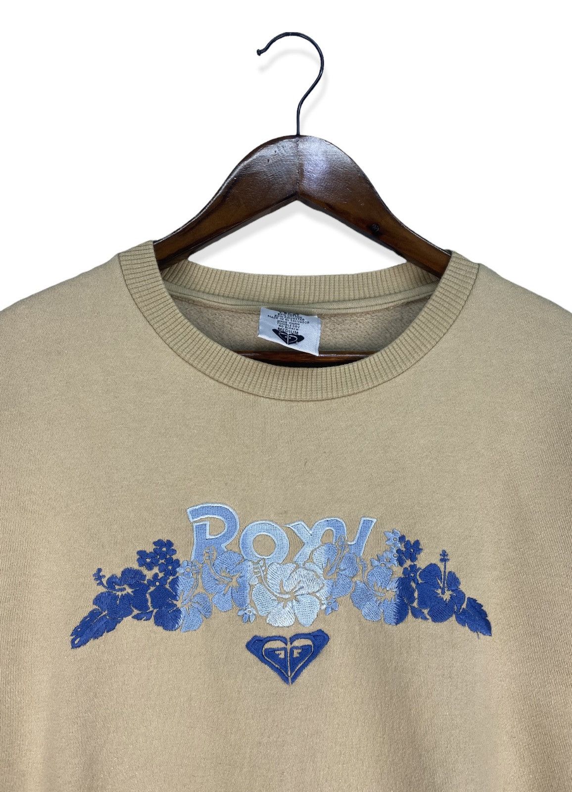 Vintage Vintage Roxy Ambroidery Logo Sweatshirt Size US M / EU 48-50 / 2 - 2 Thumbnail