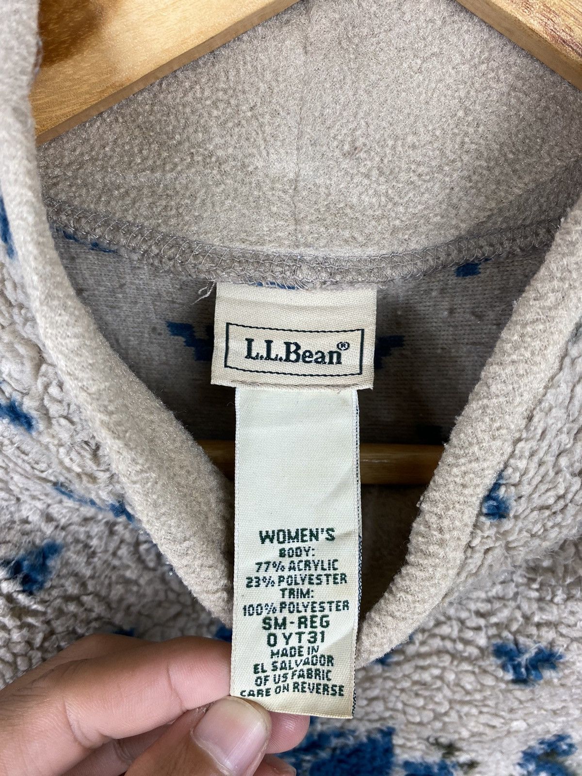L.L. Bean Vintage L.L BEAN Outdoor Sportswear Fleece Long Sleeve Size XS / US 0-2 / IT 36-38 - 4 Thumbnail