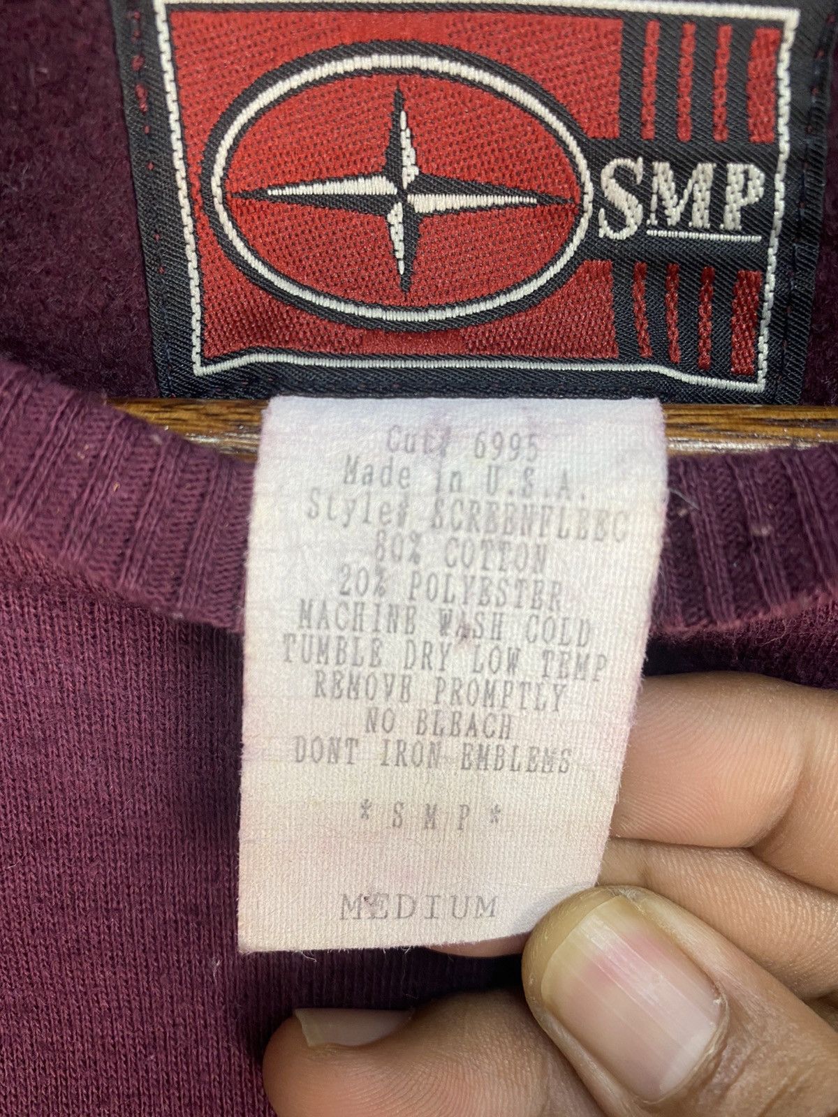 Vintage Vintage 90s SMP Skateboard Sweatshirt Size US M / EU 48-50 / 2 - 7 Thumbnail