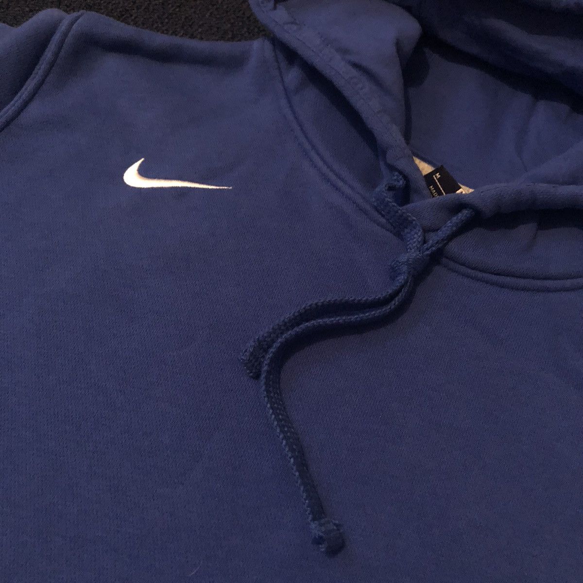 Nike Vintage Nike Basic Swoosh Logo Pullover Drawstring Hoodie Size US M / EU 48-50 / 2 - 7 Thumbnail
