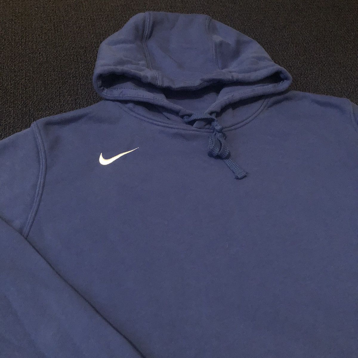 Nike Vintage Nike Basic Swoosh Logo Pullover Drawstring Hoodie Size US M / EU 48-50 / 2 - 3 Thumbnail