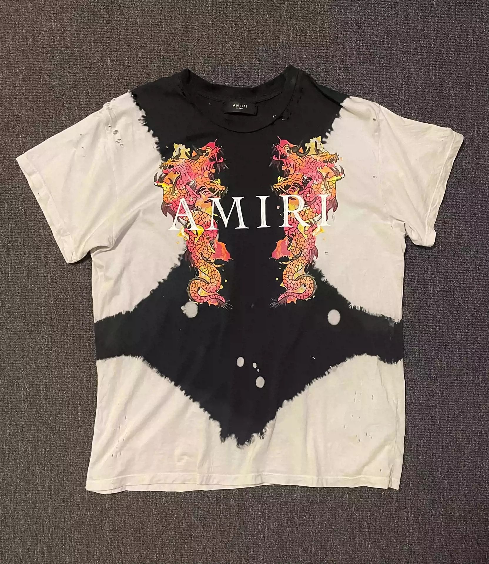 amiri shirt tie dye
