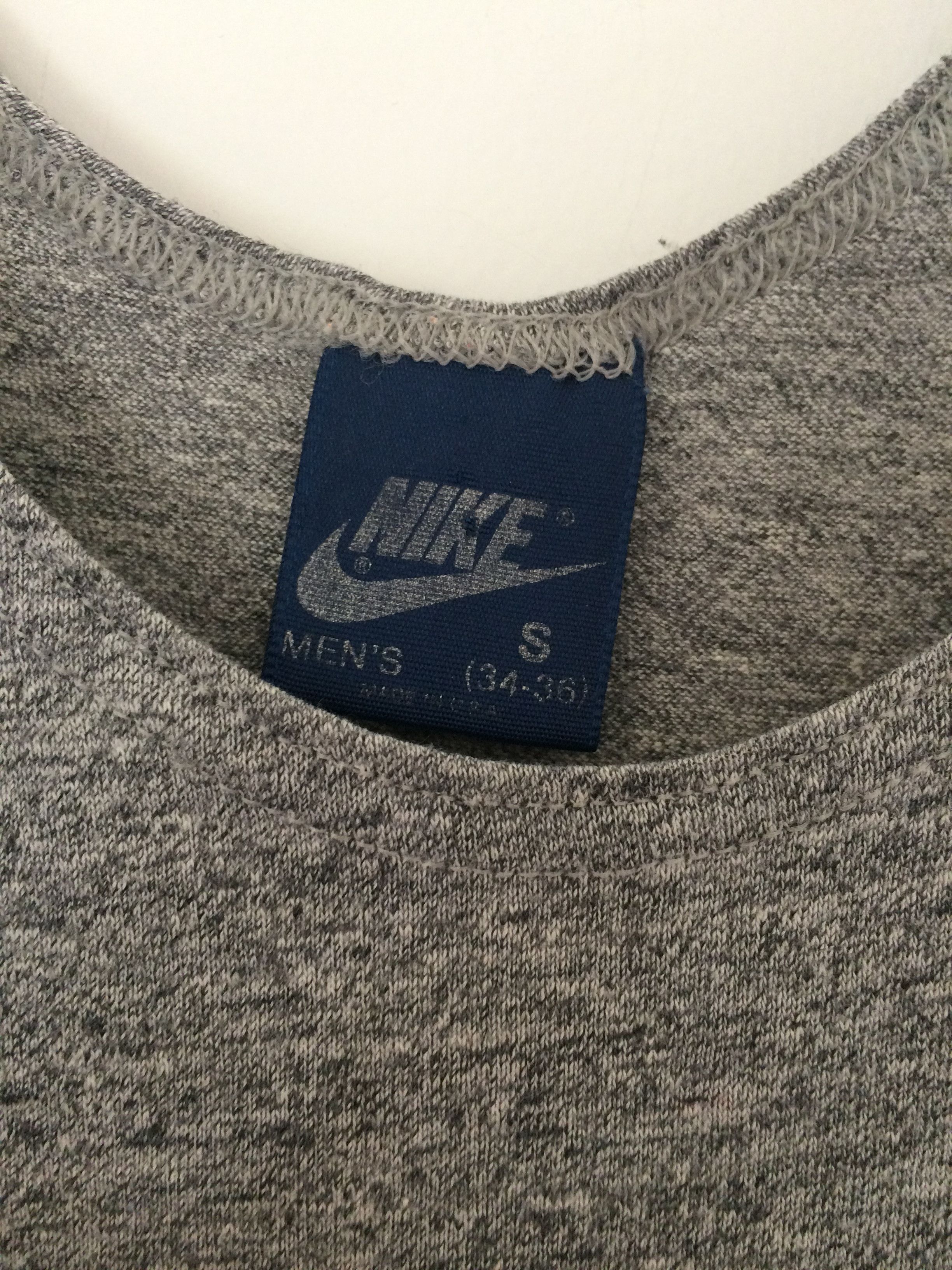 Nike × Vintage Vintage 80s Nike tank top shirt - not parka coat jacket Size US M / EU 48-50 / 2 - 3 Thumbnail