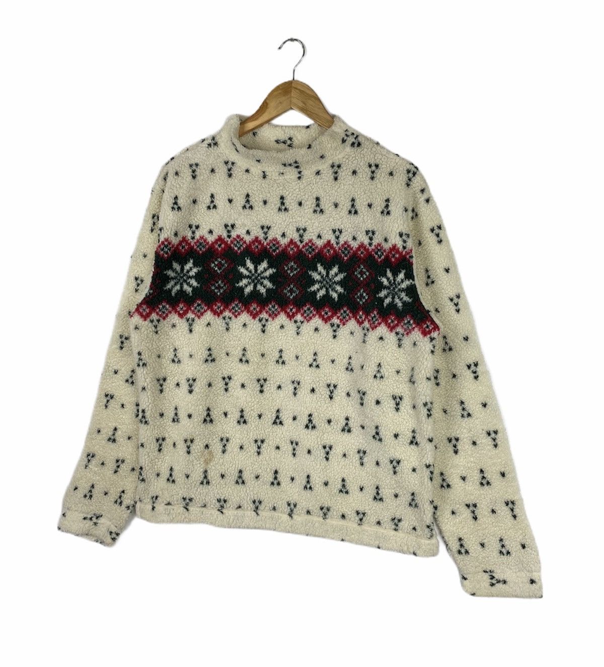 L.L. Bean × Vintage L.L BEAN Outdoor Sportswear Fleece Long Sleeve Jumper Size M / US 6-8 / IT 42-44 - 2 Thumbnail